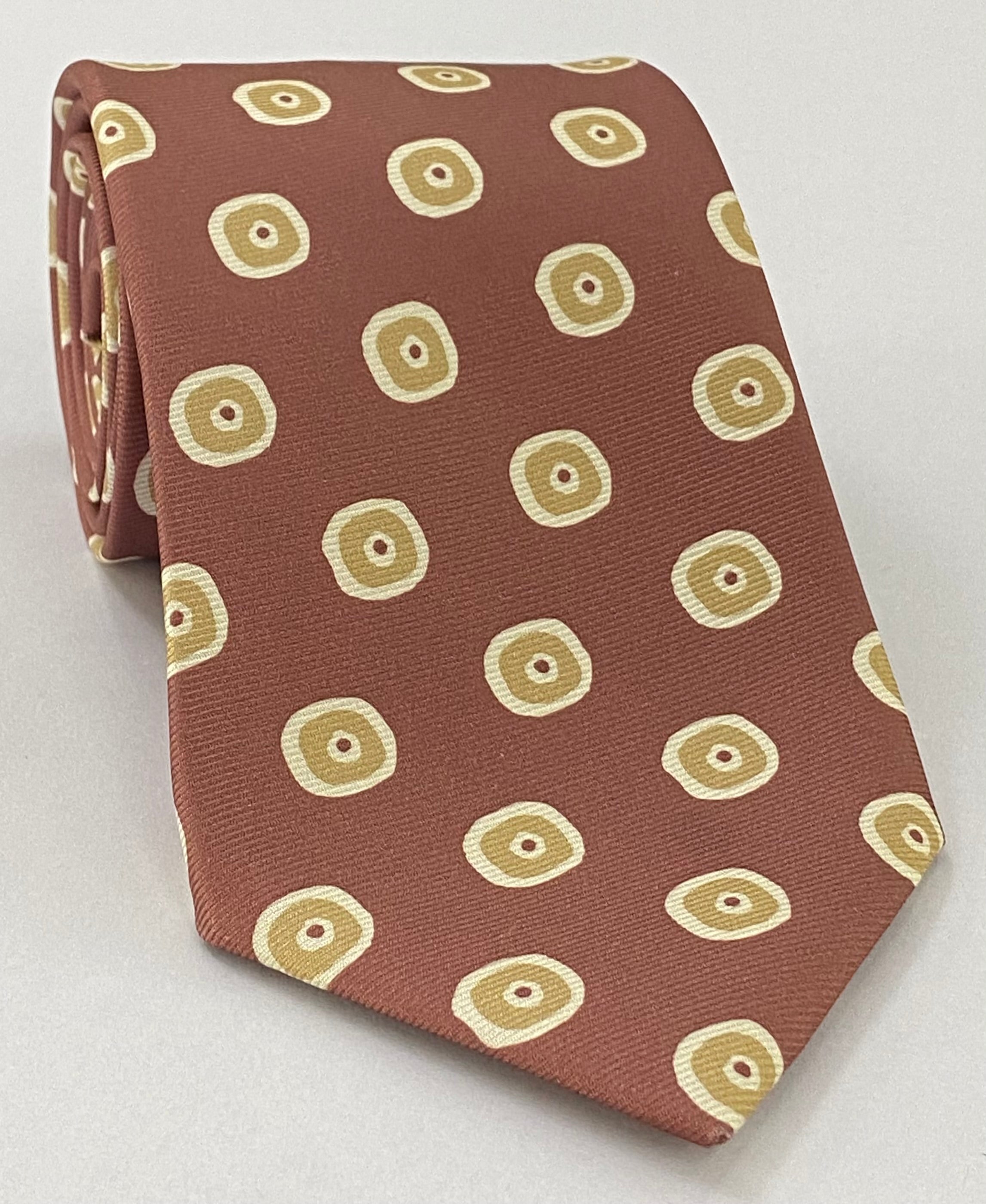 Macclesfield Modern Madder Printed Silk Tie MMPT-146