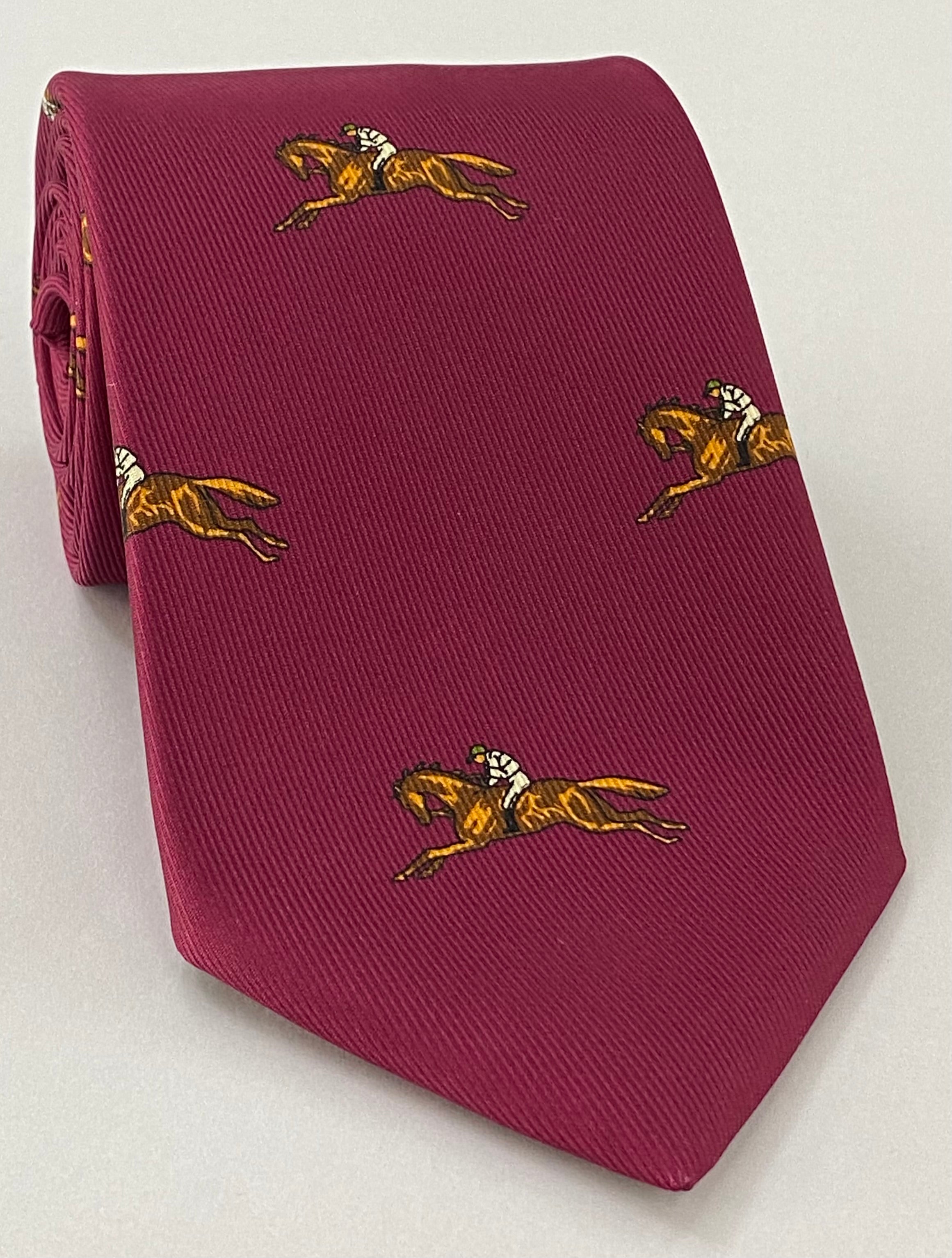 맥클스필드 모던 마더 프린트 실크 타이 MMPT-162