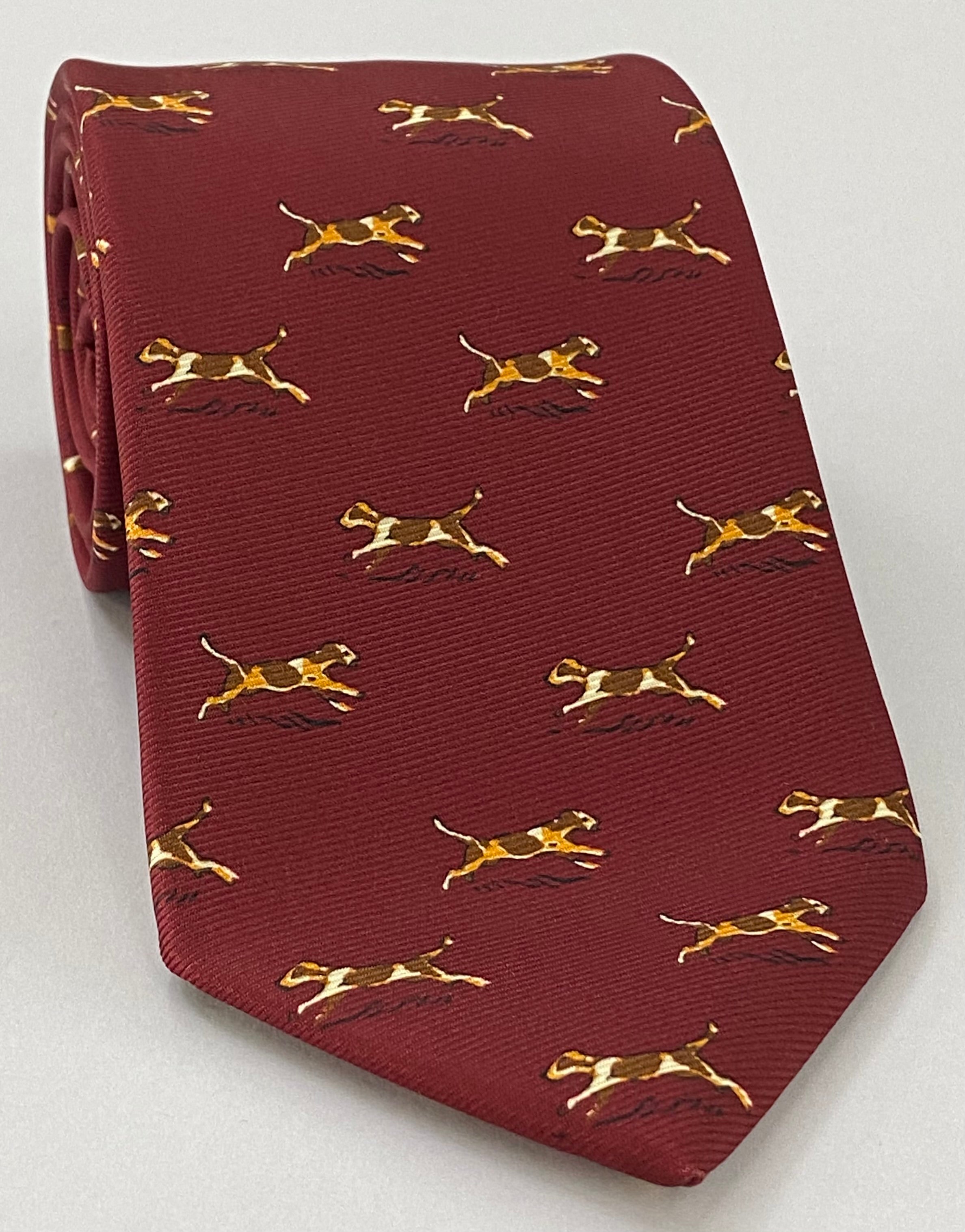 맥클스필드 모던 마더 프린트 실크 타이 MMPT-166