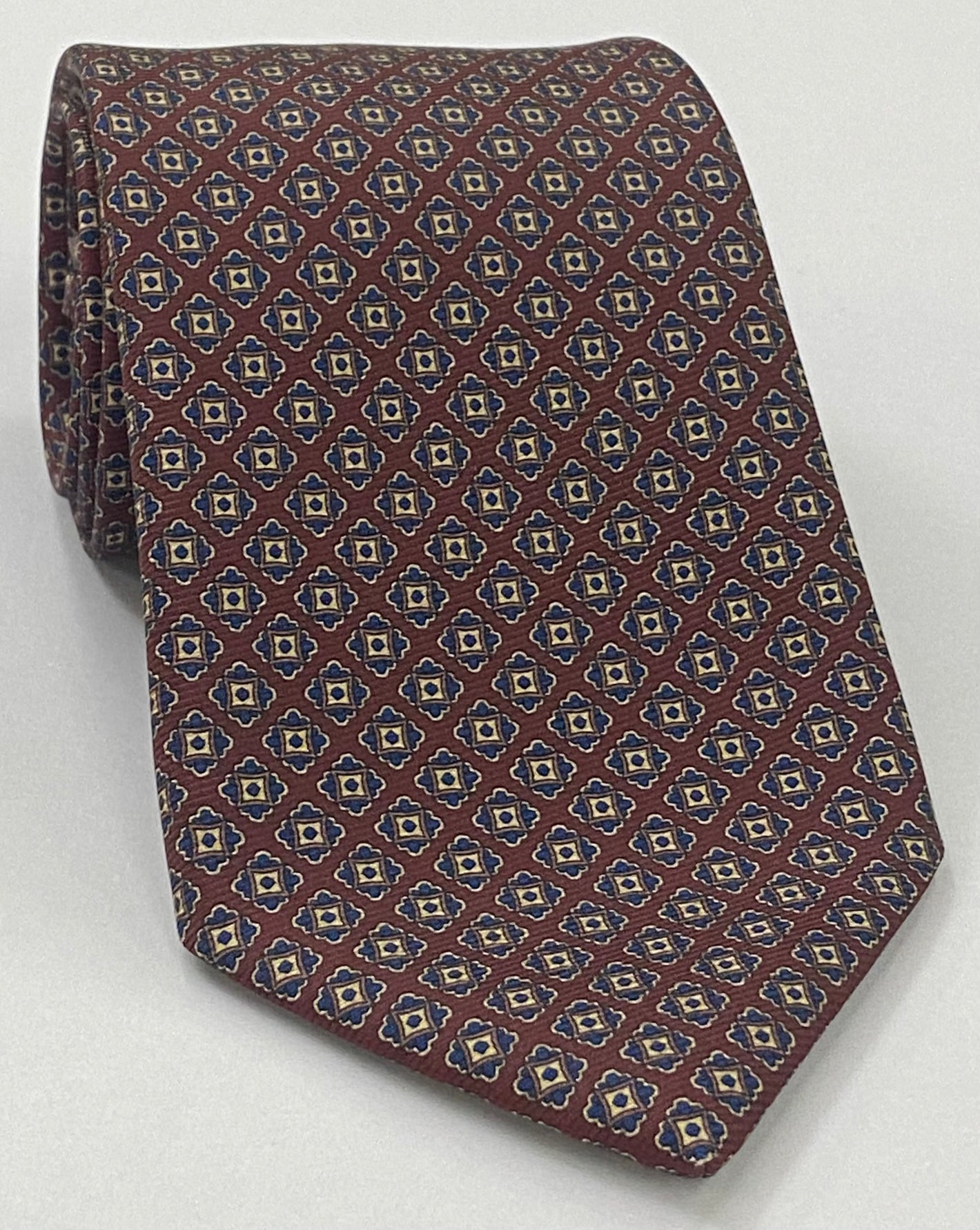 Macclesfield Modern Madder Printed Silk Tie MMPT-188