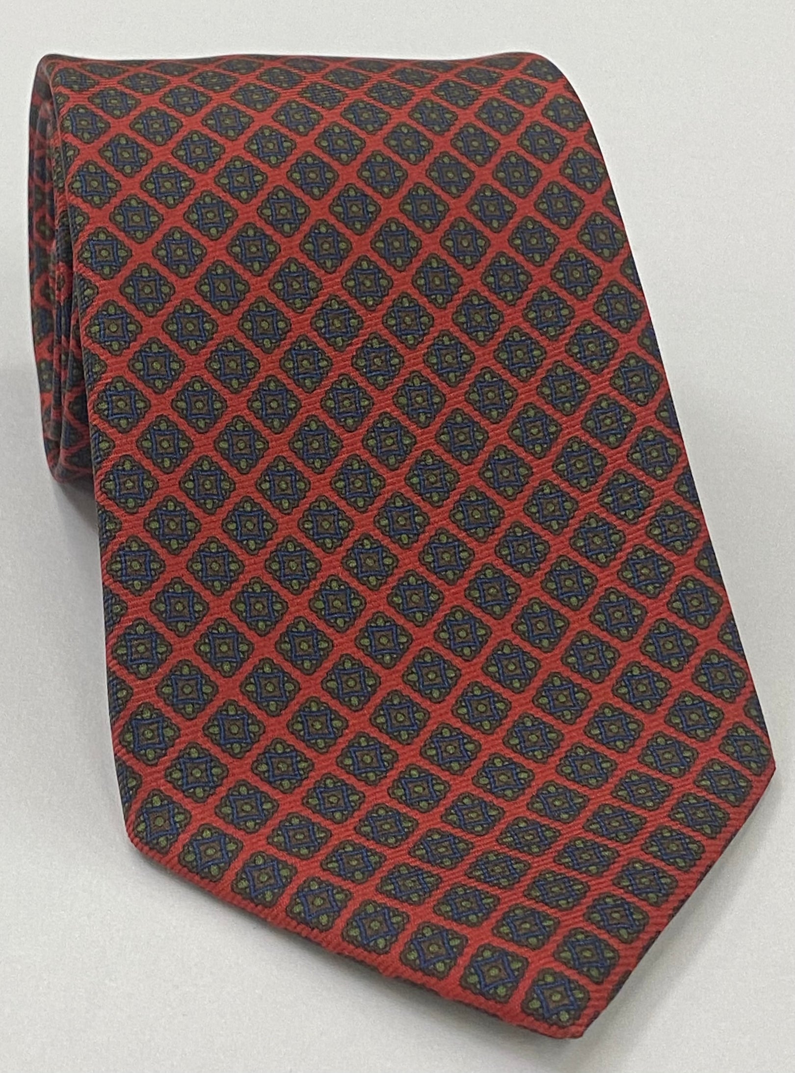 マクルズフィールド モダンマダー プリントシルクタイ MMPT-189