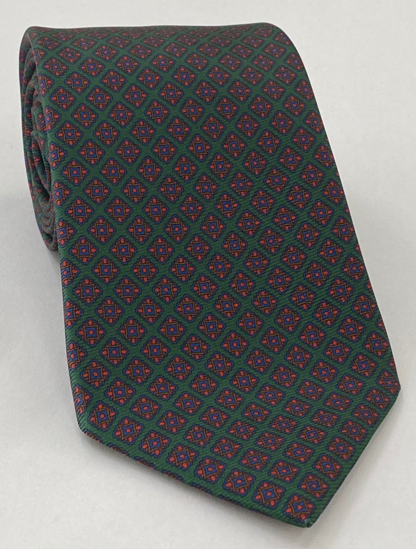 맥클스필드 모던 마더 프린트 실크 타이 MMPT-191