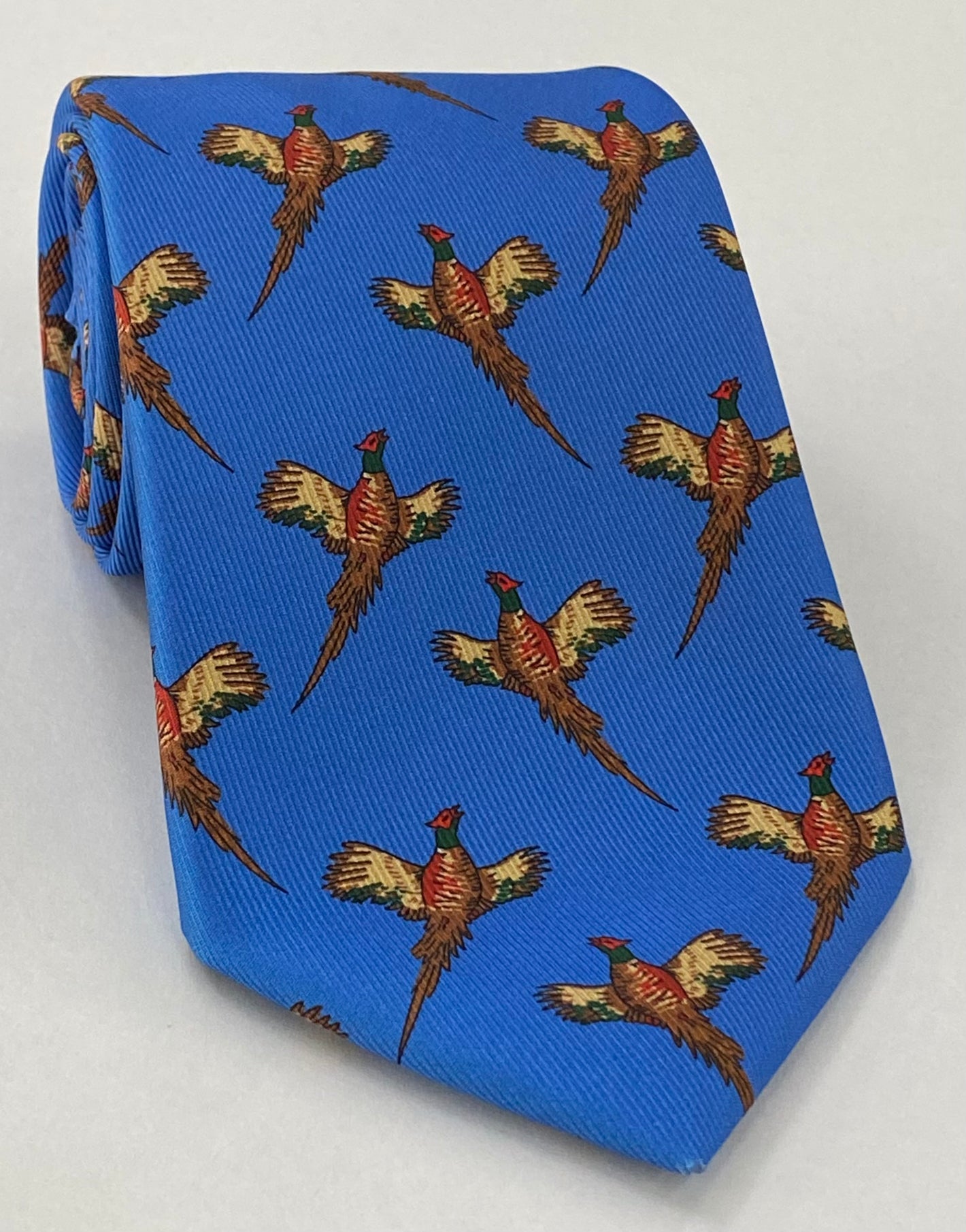 맥클즈필드 모던 마더 프린트 실크 타이 MMPT-194