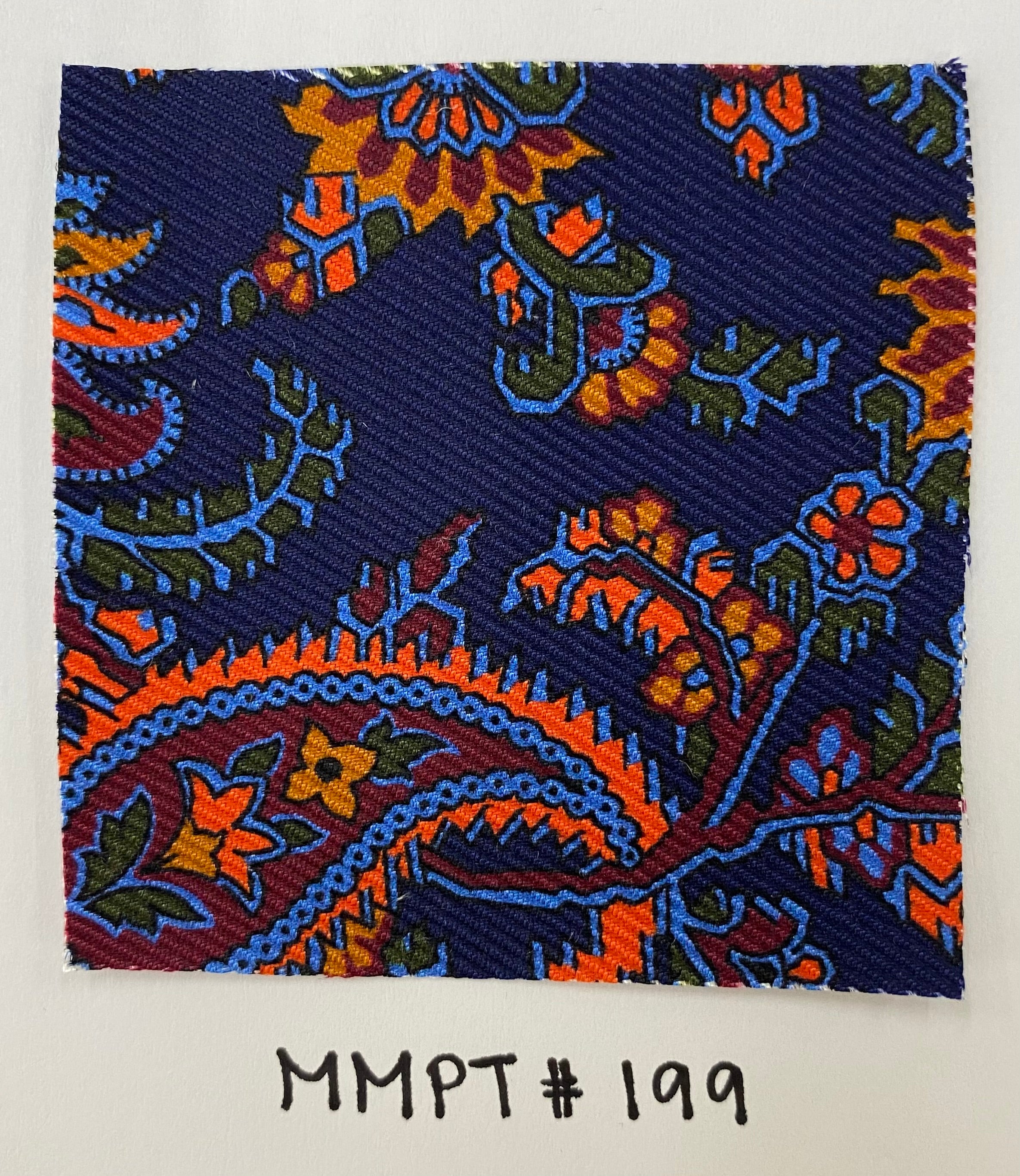 Macclesfield Modern Madder Printed Silk Tie MMPT-199