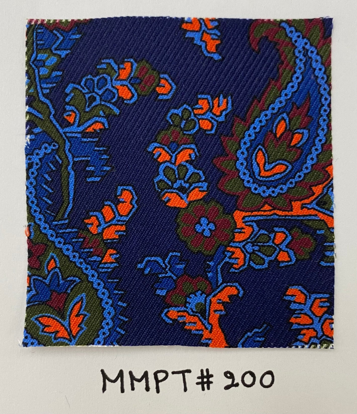 맥클스필드 모던 마더 프린트 실크 타이 MMPT-200