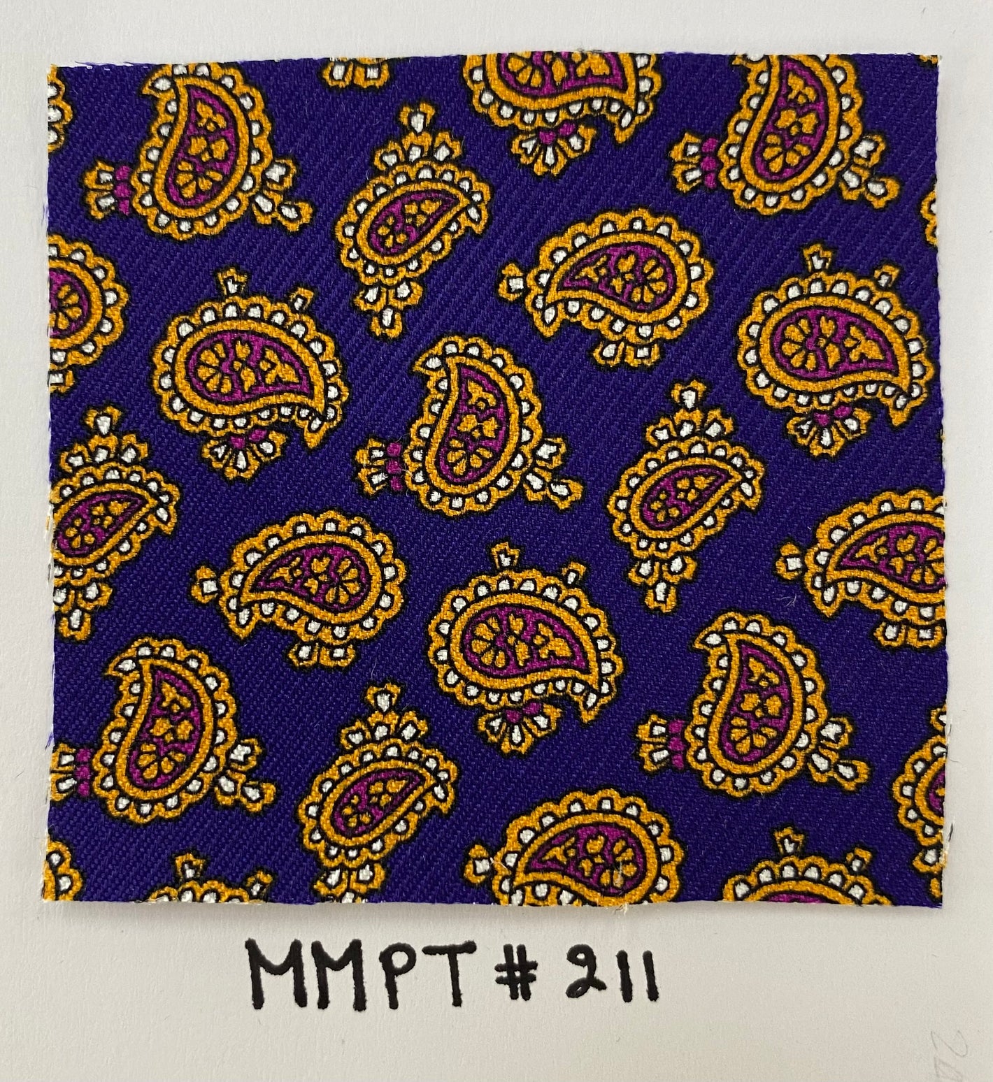 マクルズフィールド モダンマダー プリントシルクタイ MMPT-211