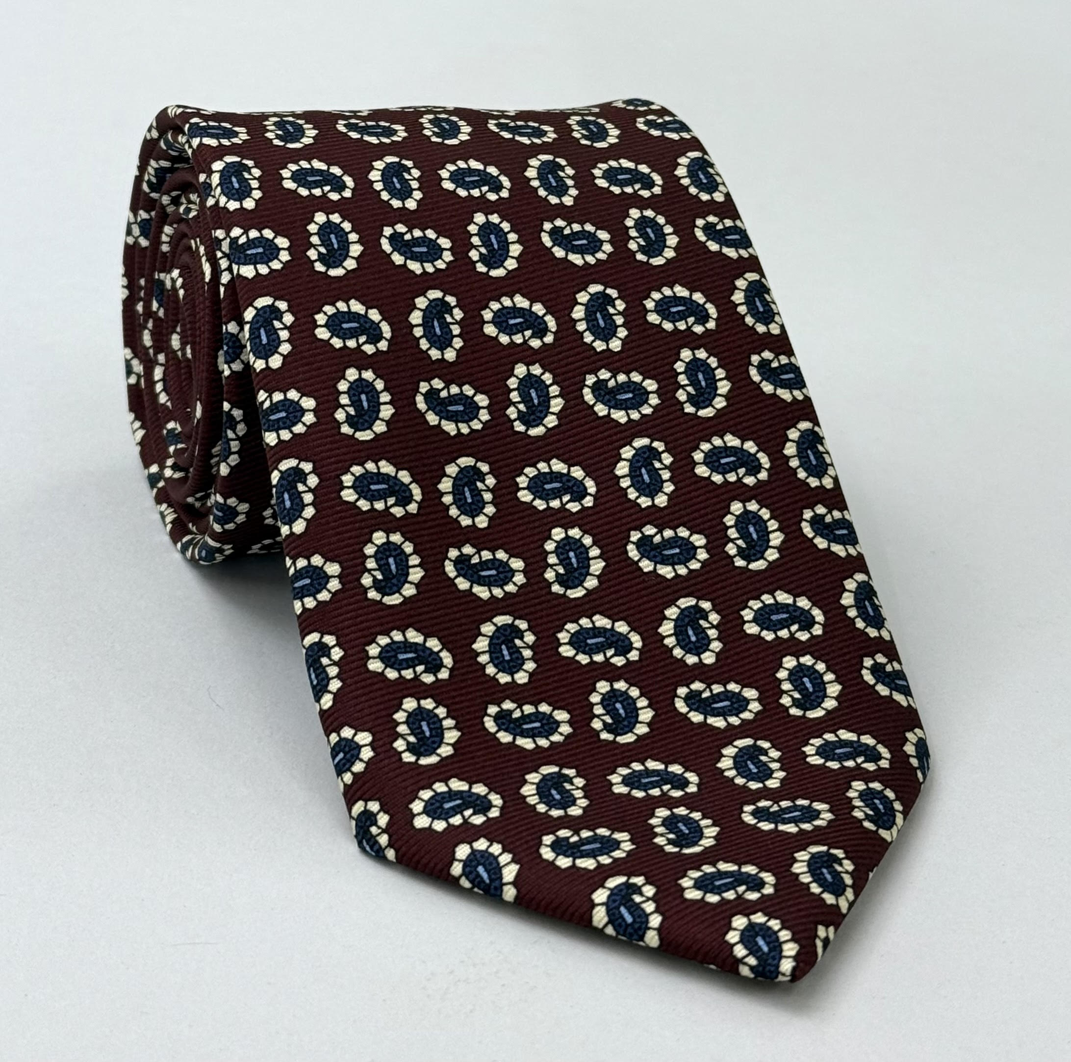 Macclesfield Modern Madder Printed Silk Tie MMPT-218