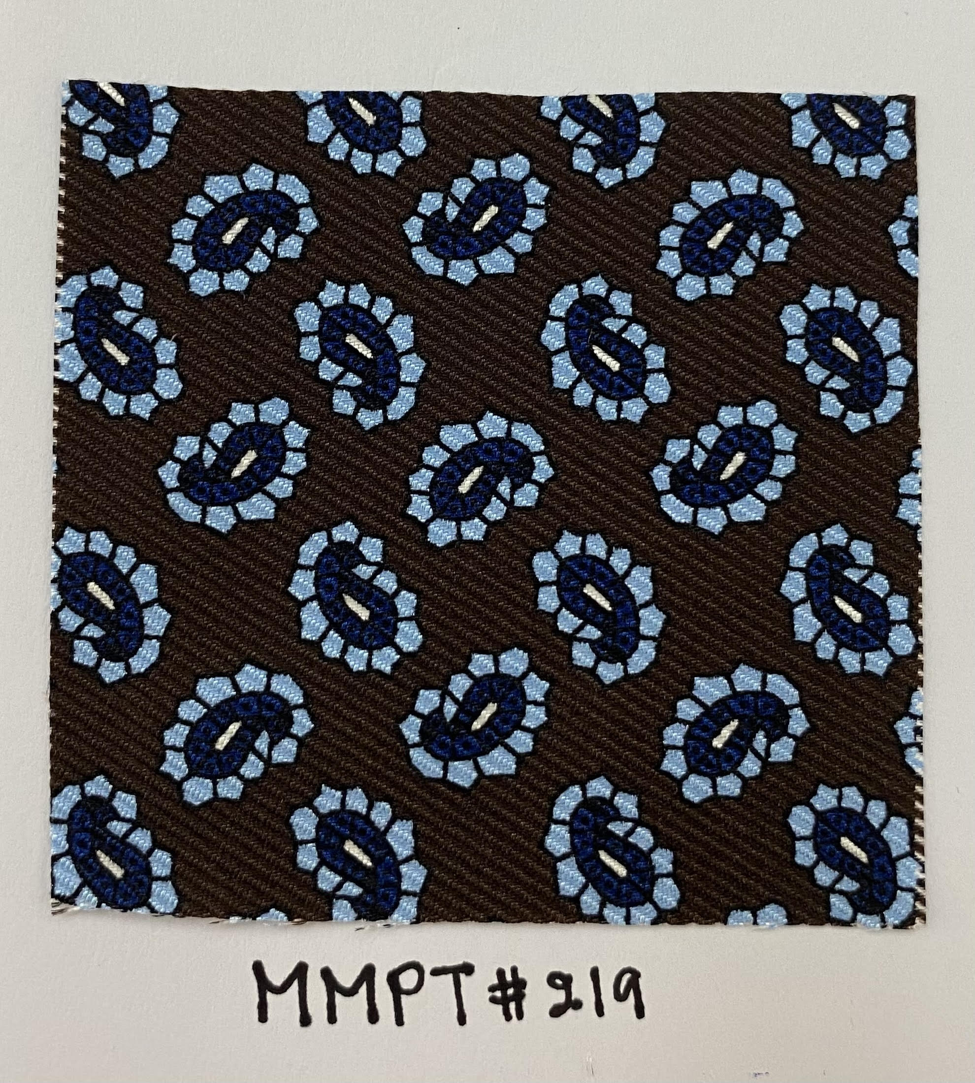 Macclesfield Modern Madder Printed Silk Tie MMPT-219