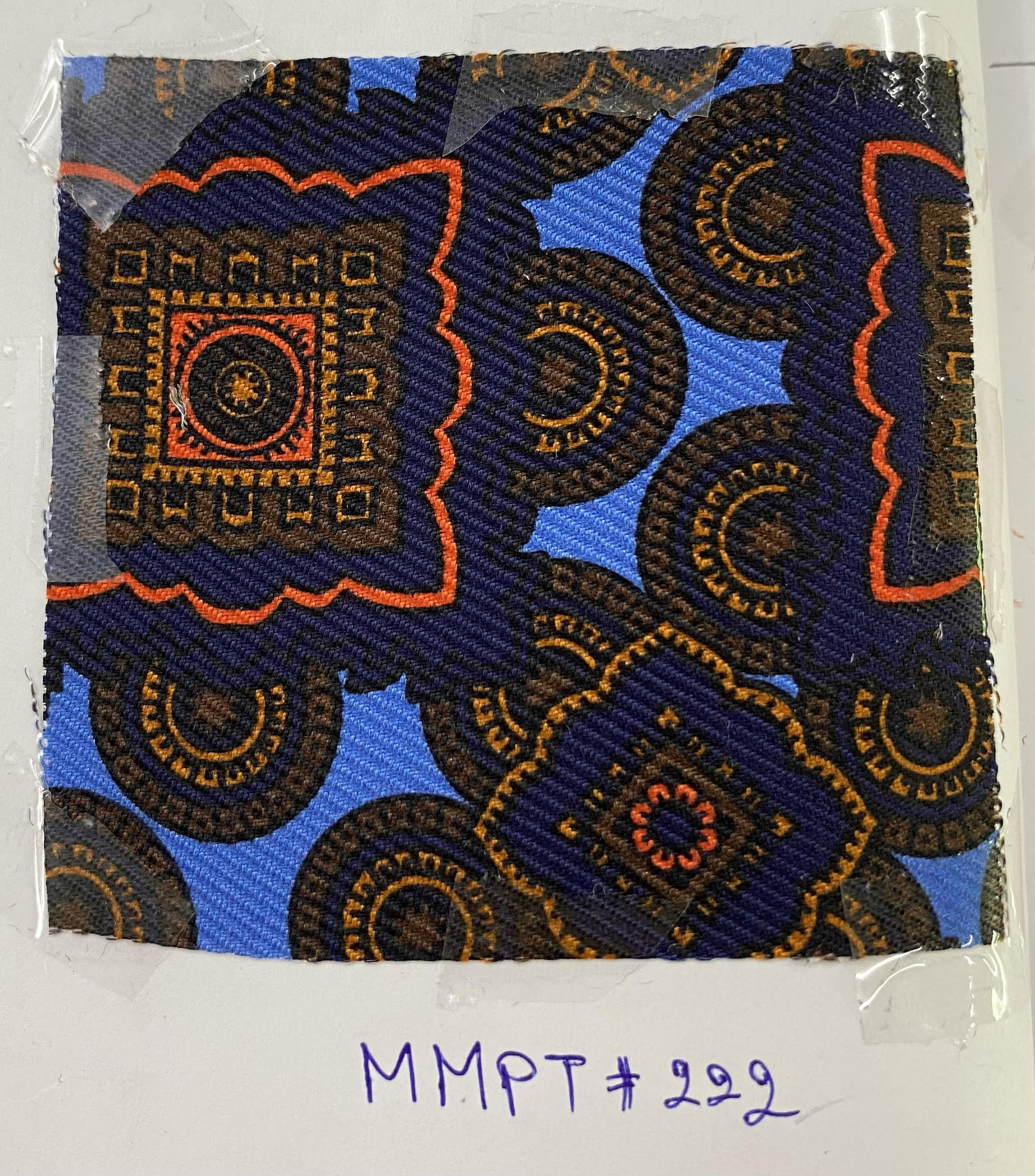 Macclesfield Modern Madder Printed Silk Tie MMPT-222