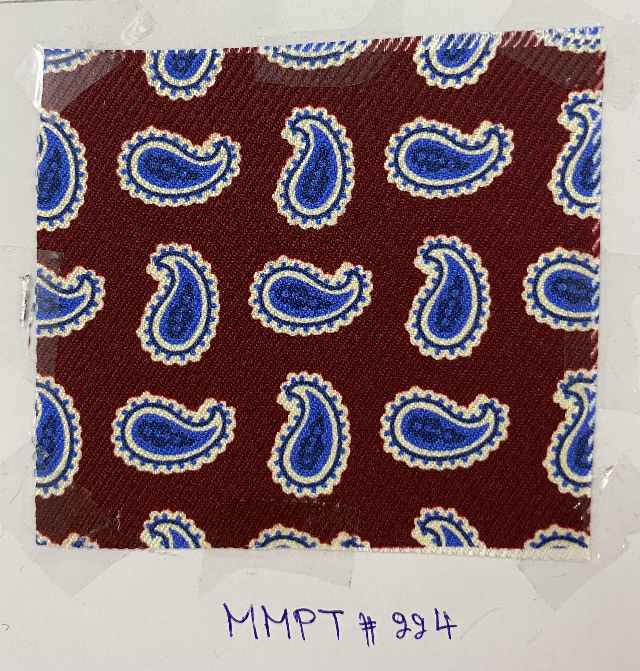 Macclesfield Modern Madder Printed Silk Tie MMPT-224