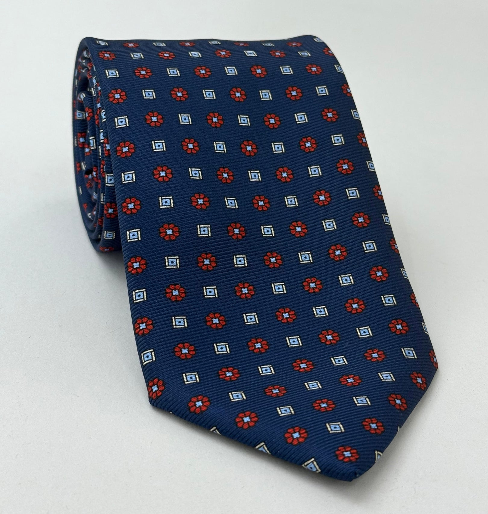 Macclesfield Modern Madder Printed Silk Tie MMPT-231