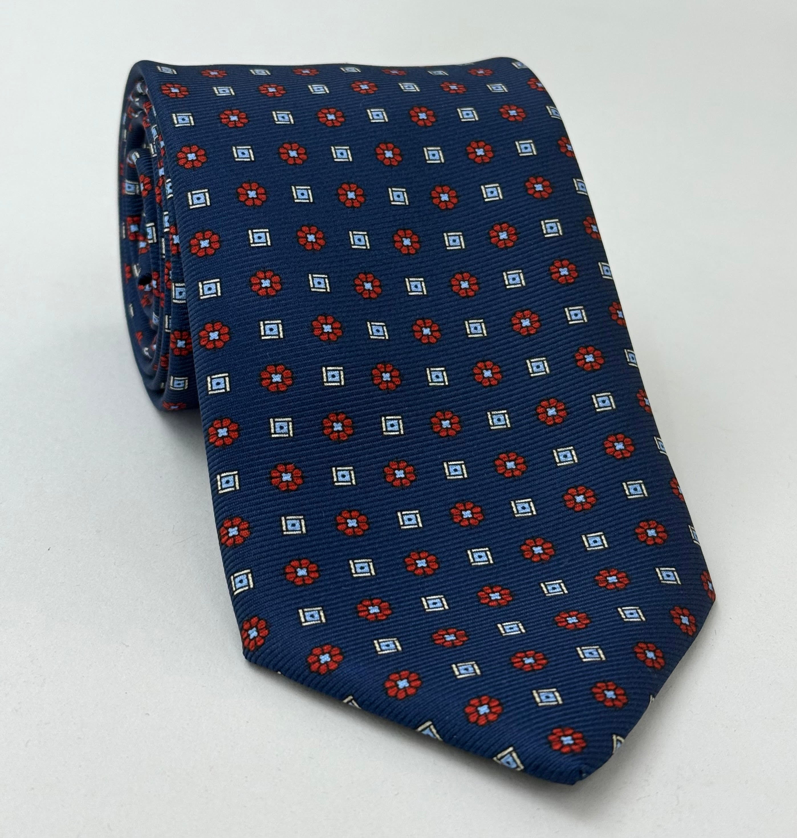 Macclesfield Modern Madder Printed Silk Tie MMPT-231