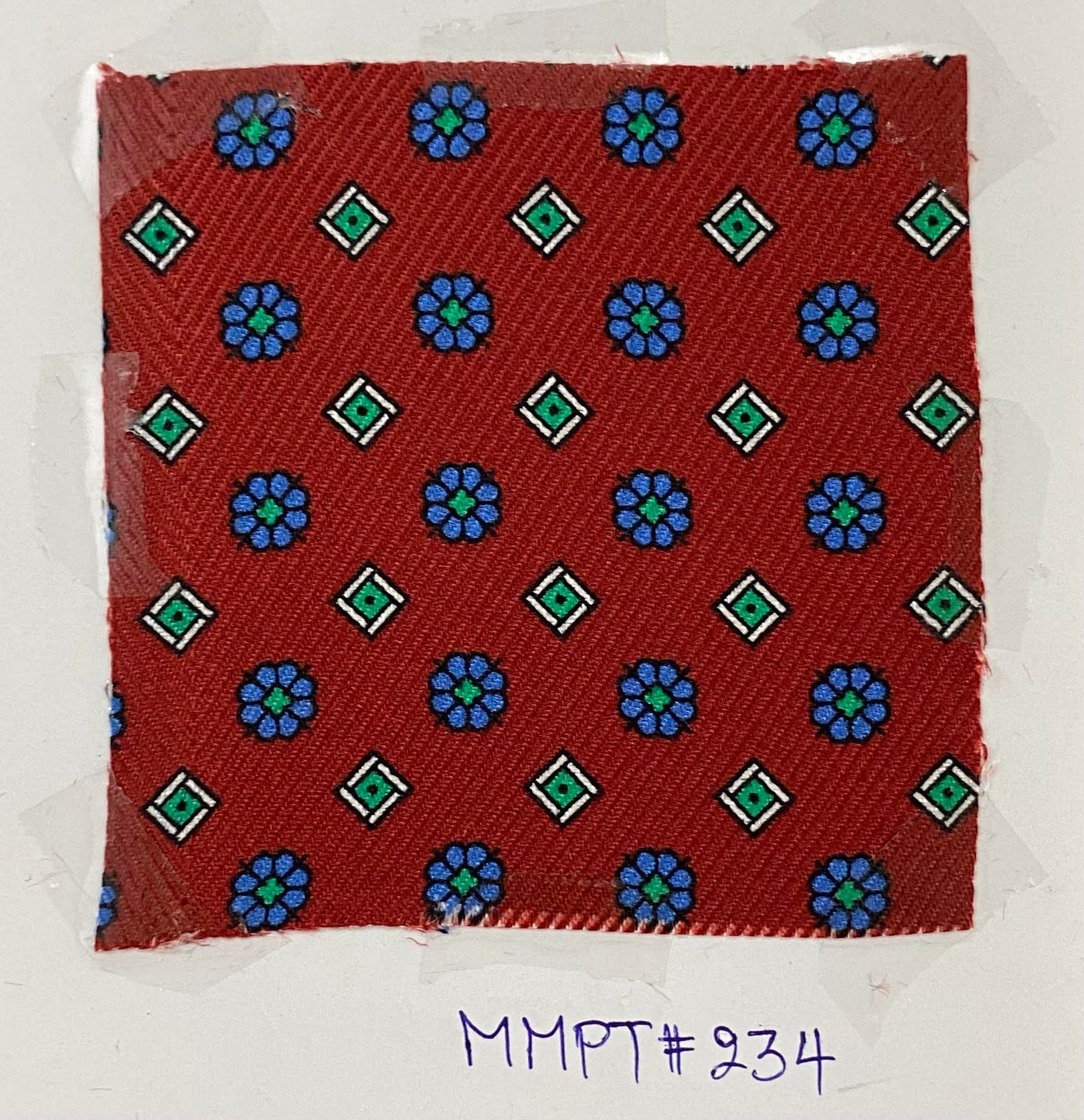 Macclesfield Modern Madder Printed Silk Tie MMPT-234