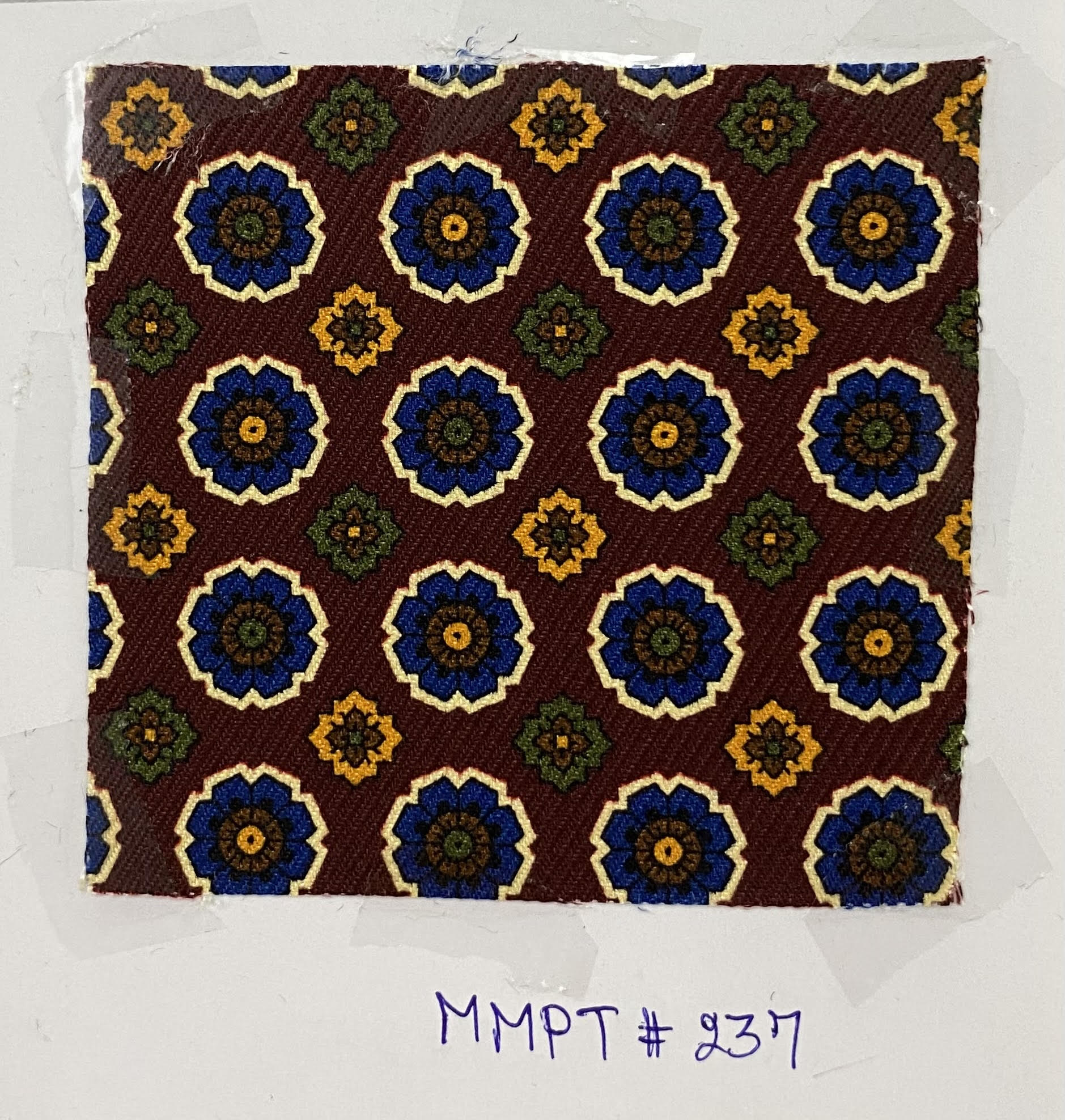 Macclesfield Modern Madder Printed Silk Tie MMPT-237