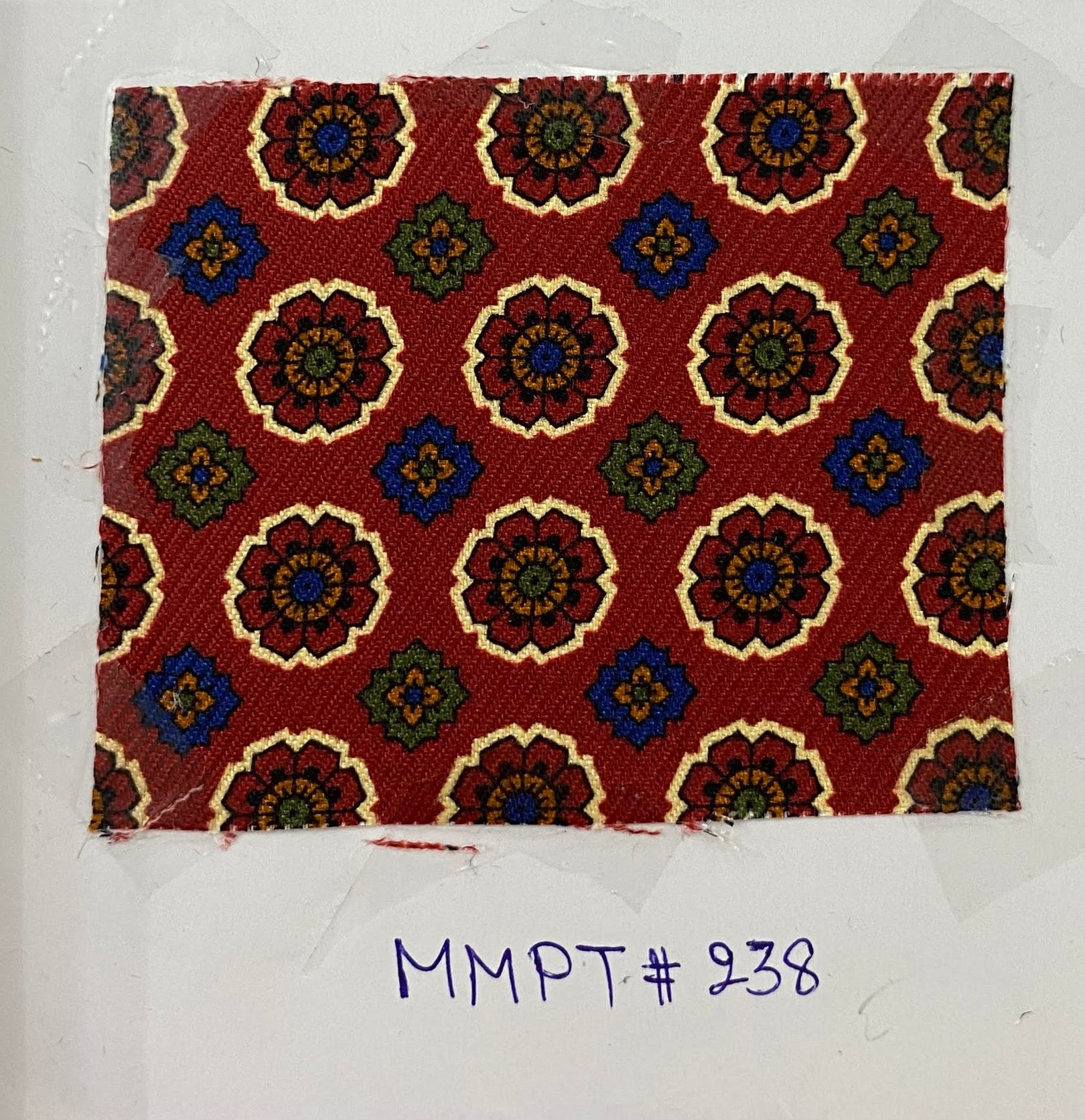 Macclesfield Modern Madder Printed Silk Tie MMPT-238