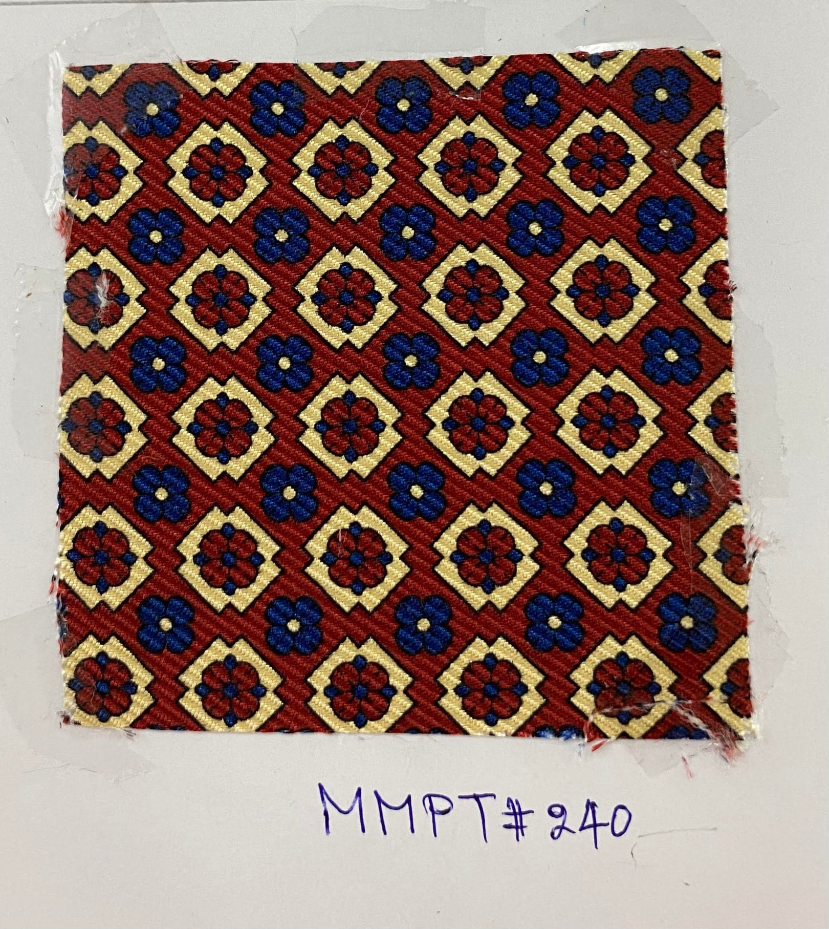 Macclesfield Modern Madder Printed Silk Tie MMPT-240