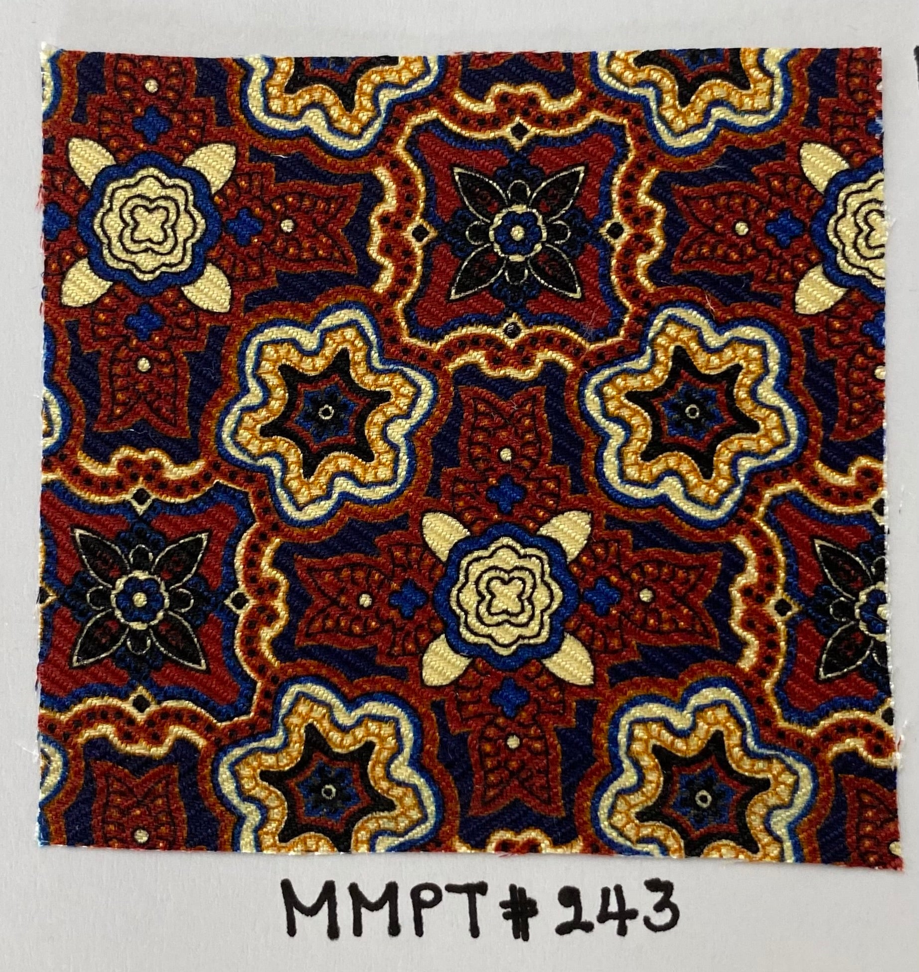 Macclesfield Modern Madder Printed Silk Tie MMPT-243