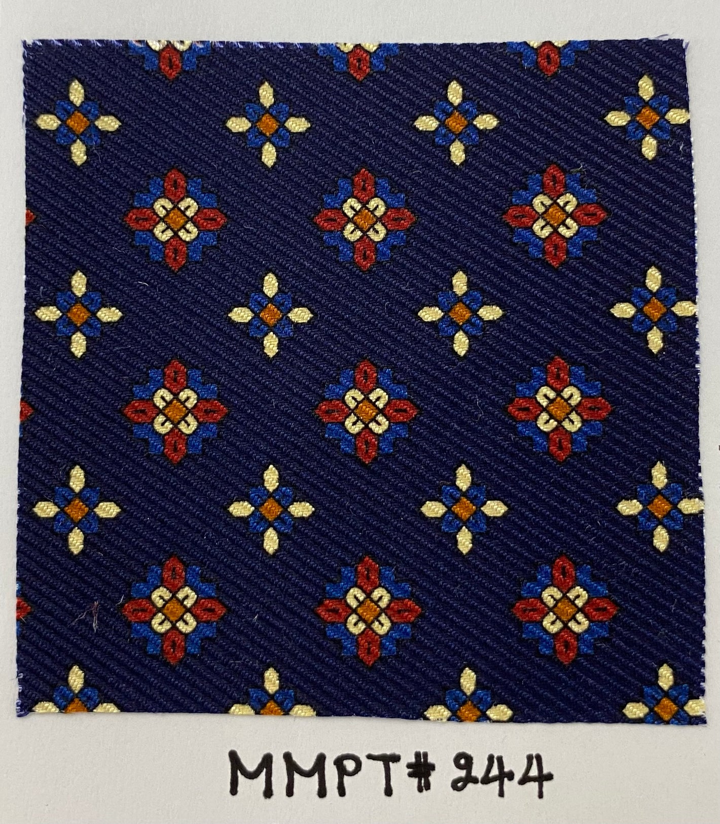 Macclesfield Modern Madder Printed Silk Tie MMPT-244