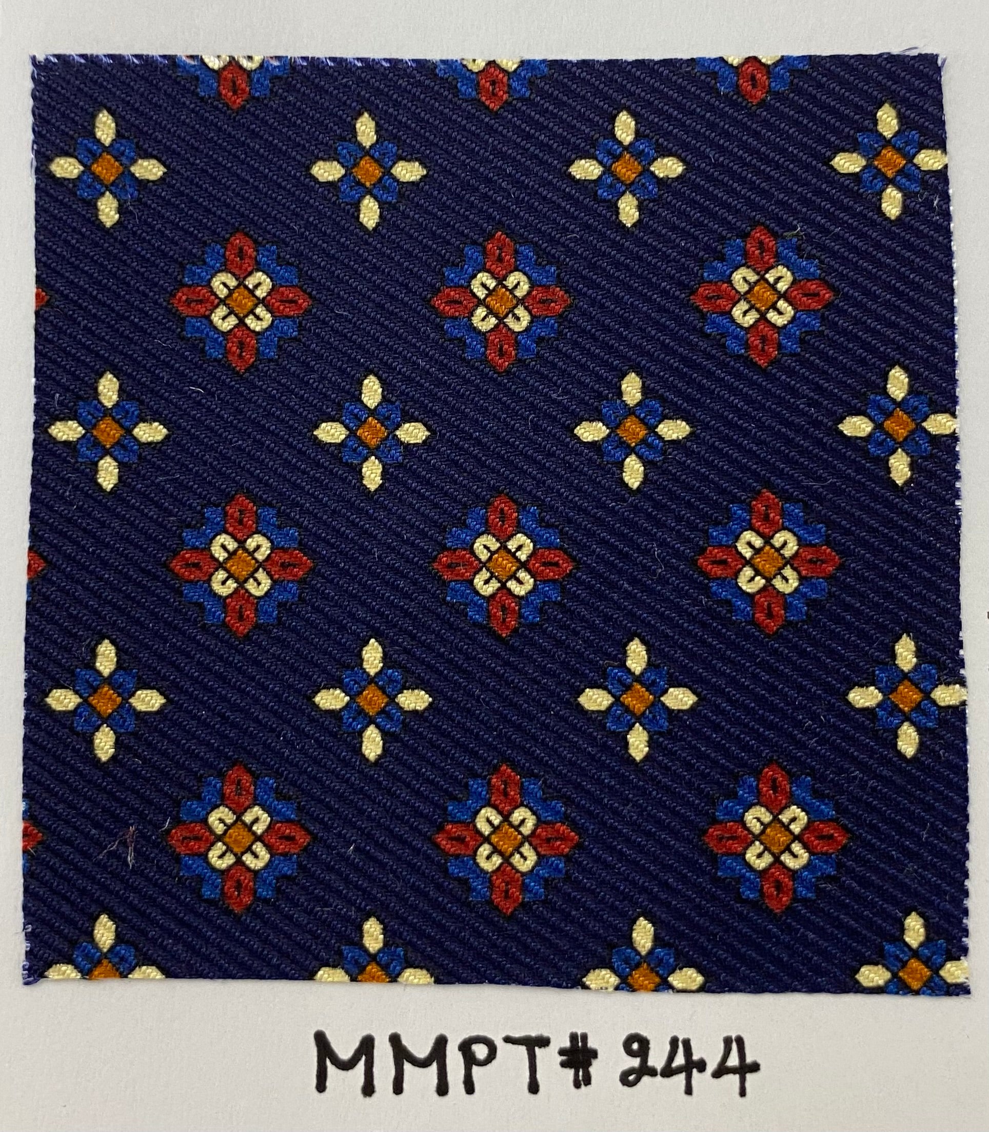 Macclesfield Modern Madder Printed Silk Tie MMPT-244