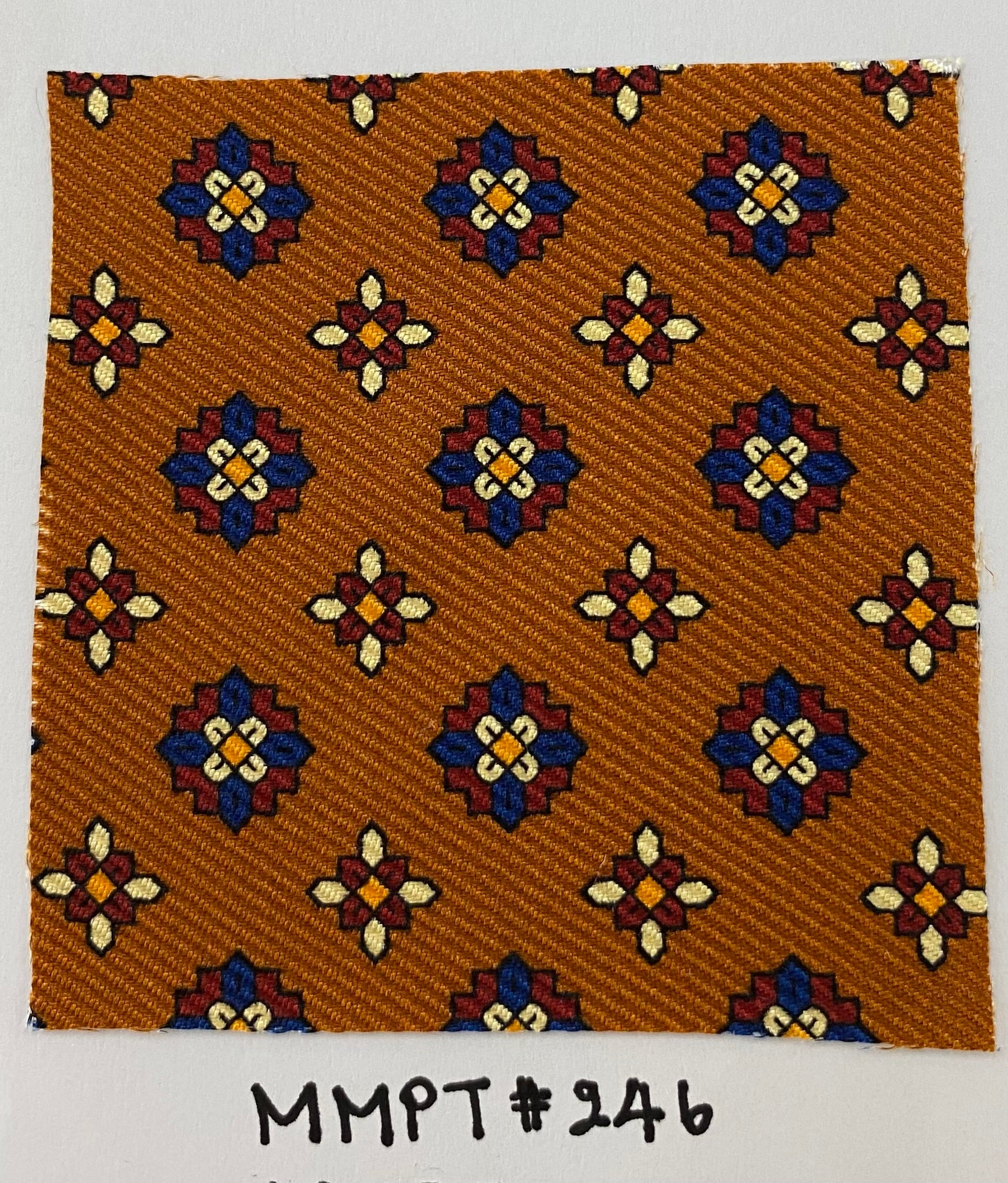 Macclesfield Modern Madder Printed Silk Tie MMPT-246