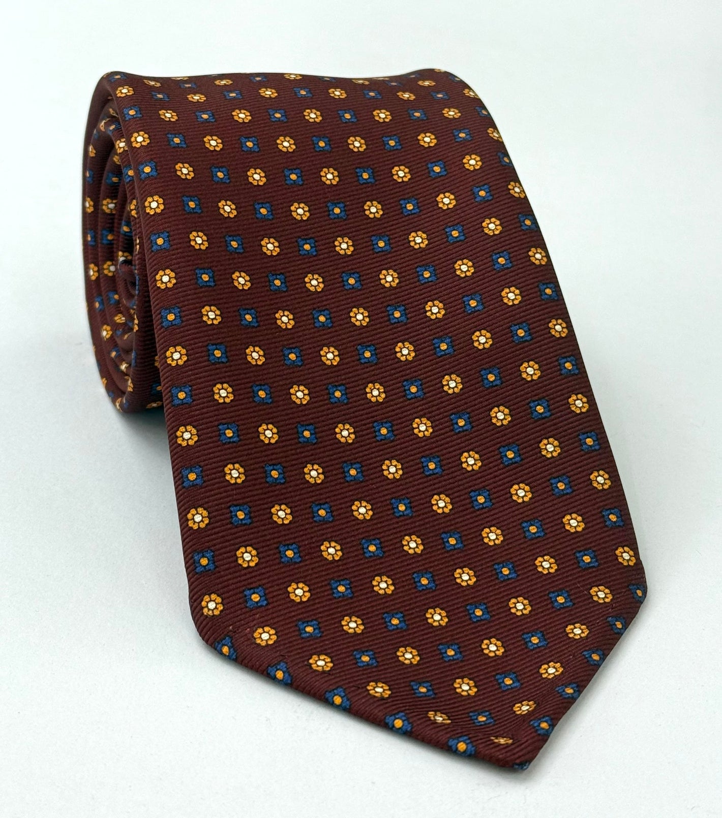 Macclesfield Modern Madder Printed Silk Tie MMPT-248
