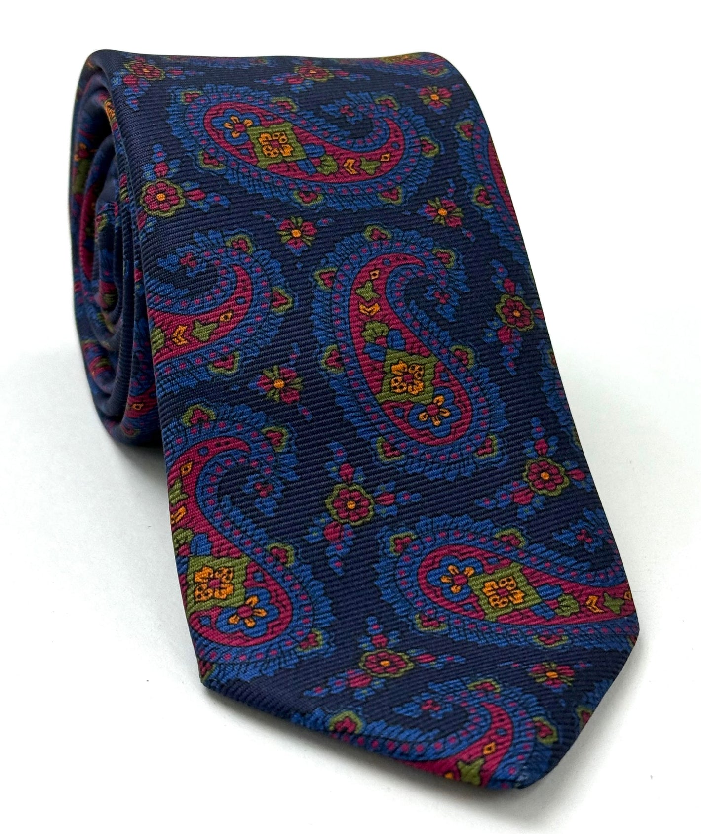 Macclesfield Modern Madder Printed Silk Tie MMPT-250