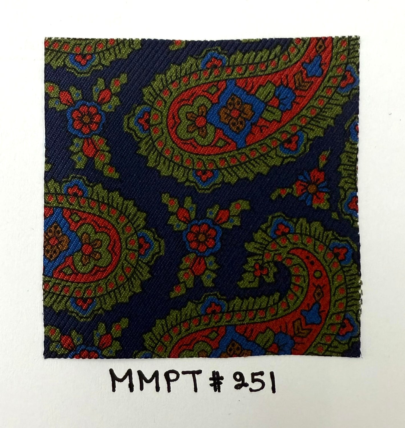 Macclesfield Modern Madder Printed Silk Tie MMPT-251