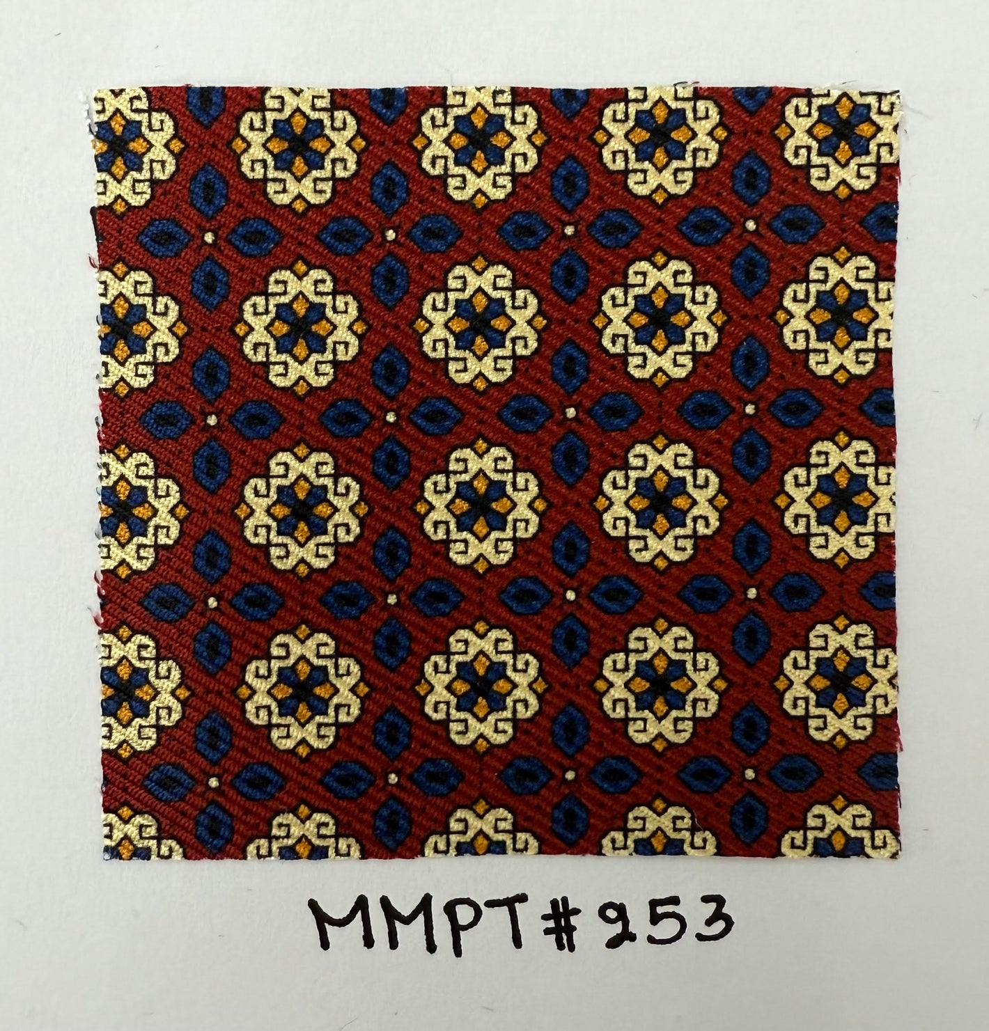 Macclesfield Modern Madder Printed Silk Tie MMPT-253