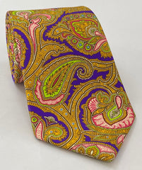 Macclesfield Modern Madder Printed Silk Tie MMPT-63