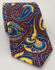 Macclesfield Modern Madder Printed Silk Tie MMPT-64