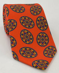 Macclesfield Modern Madder Printed Silk Tie MMPT-70