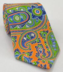 Macclesfield Modern Madder Printed Silk Tie MMPT-98