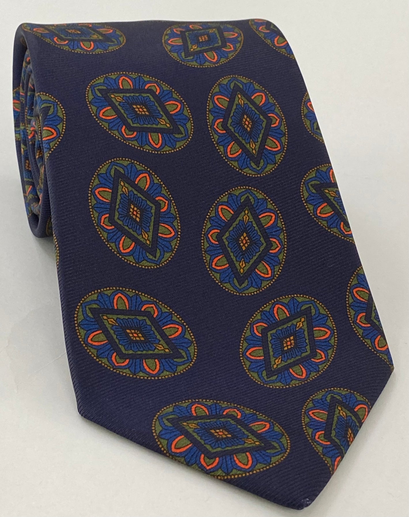 Macclesfield Modern Madder Printed Silk Tie MMPT-67