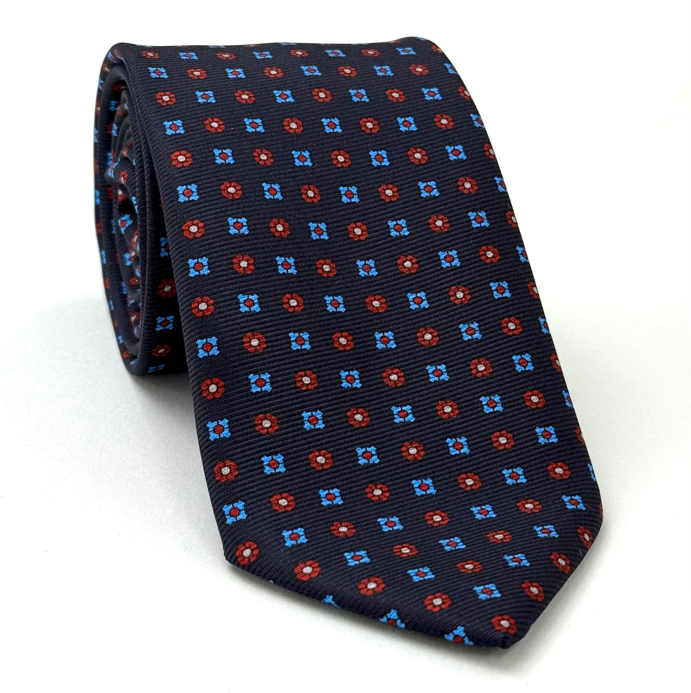 Macclesfield Modern Madder Printed Silk Tie MMPT-247