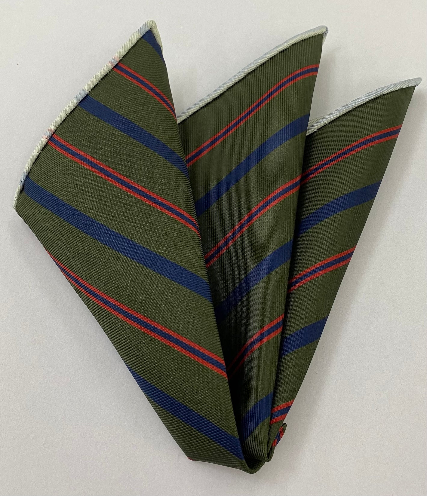 모던 마더 프린트 스트라이프 실크 포켓 스퀘어 MMSP-17