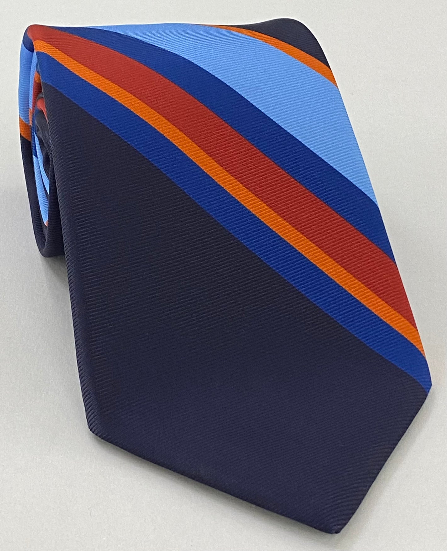 모던 마더 프린트 스트라이프 실크 타이 MMST-10