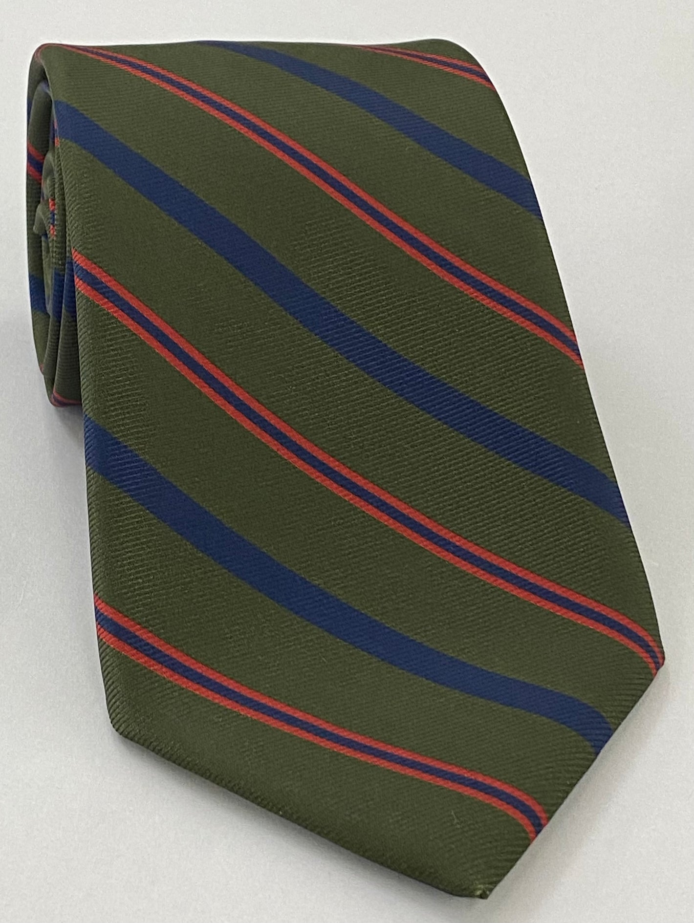 모던 마더 프린트 스트라이프 실크 타이 MMST-17