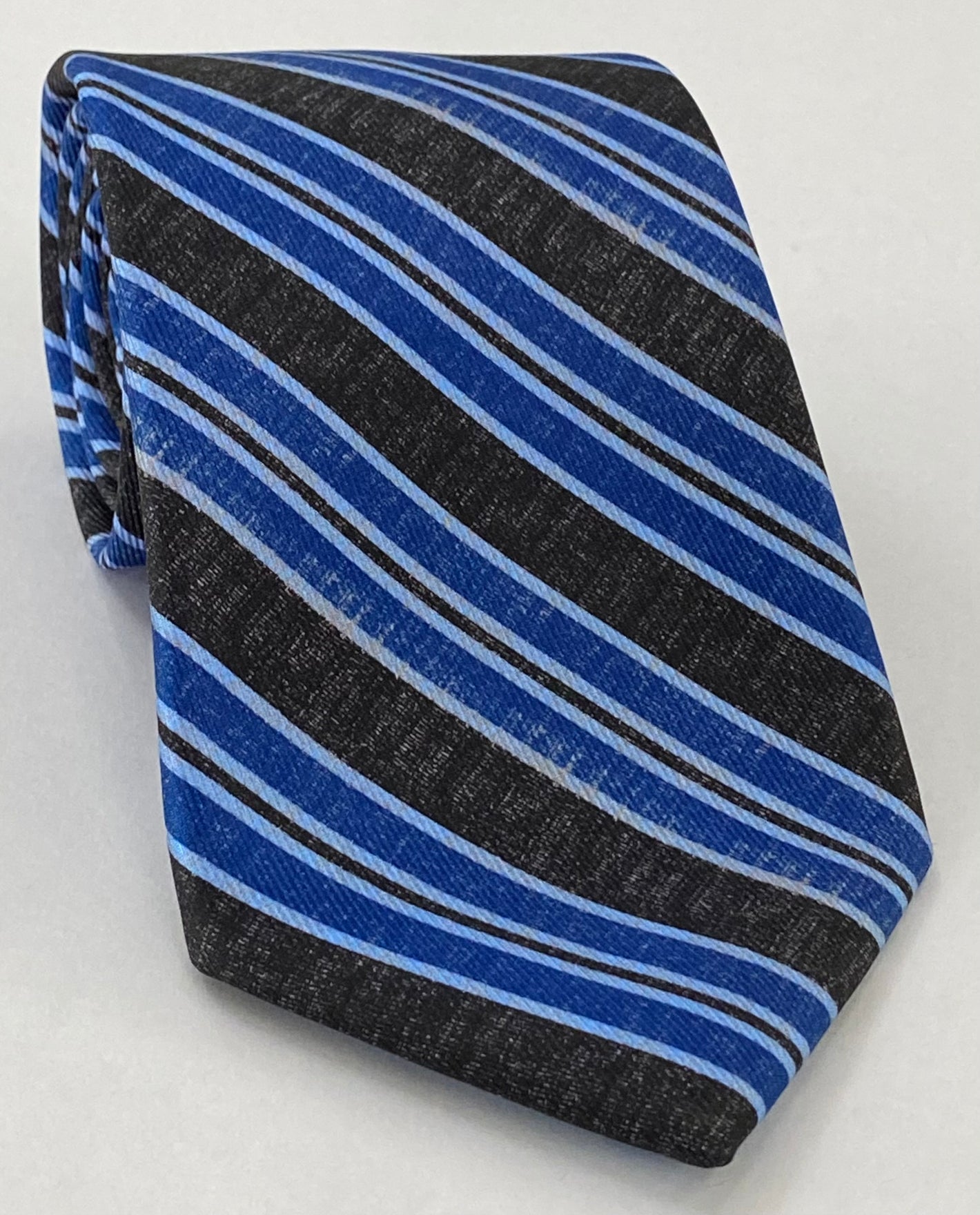 모던 마더 프린트 스트라이프 실크 타이 MMST-3