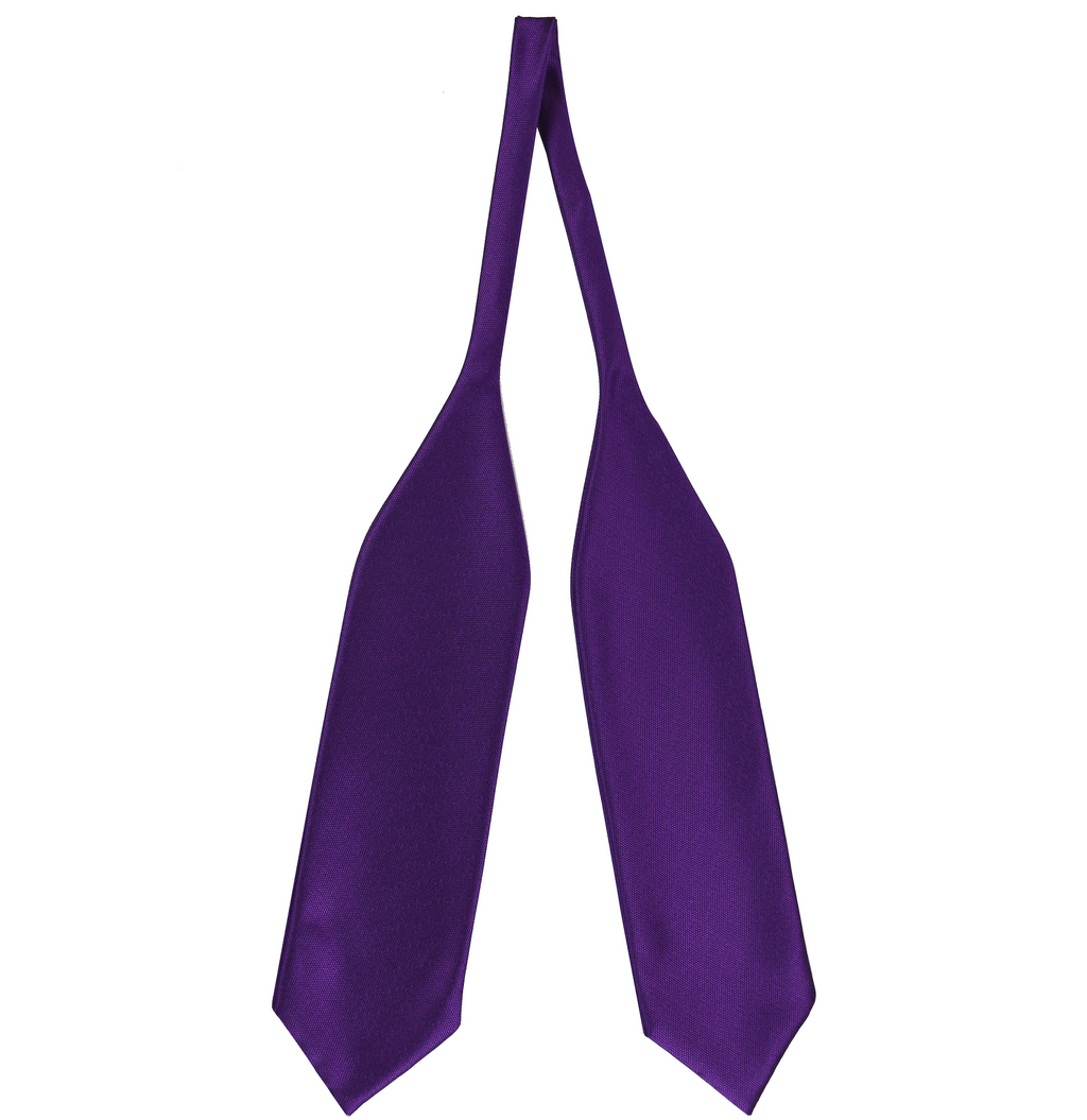 Purple Mulberrywood Weave Silk Formal Ascot/Cravat #MWFA-2