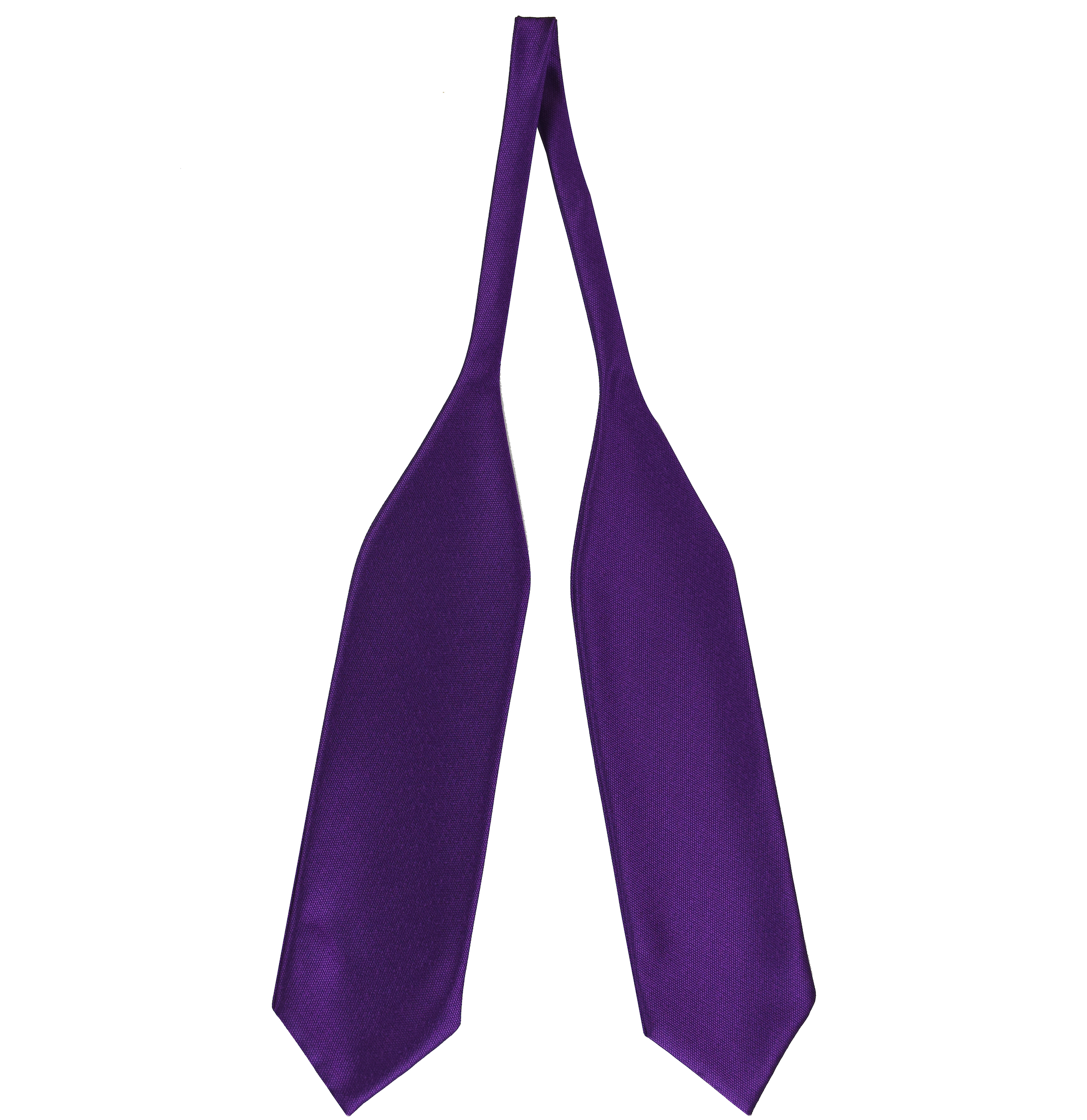 パープルマルベリーウッド織りシルクフォーマルアスコット／クラバット #MWFA-2