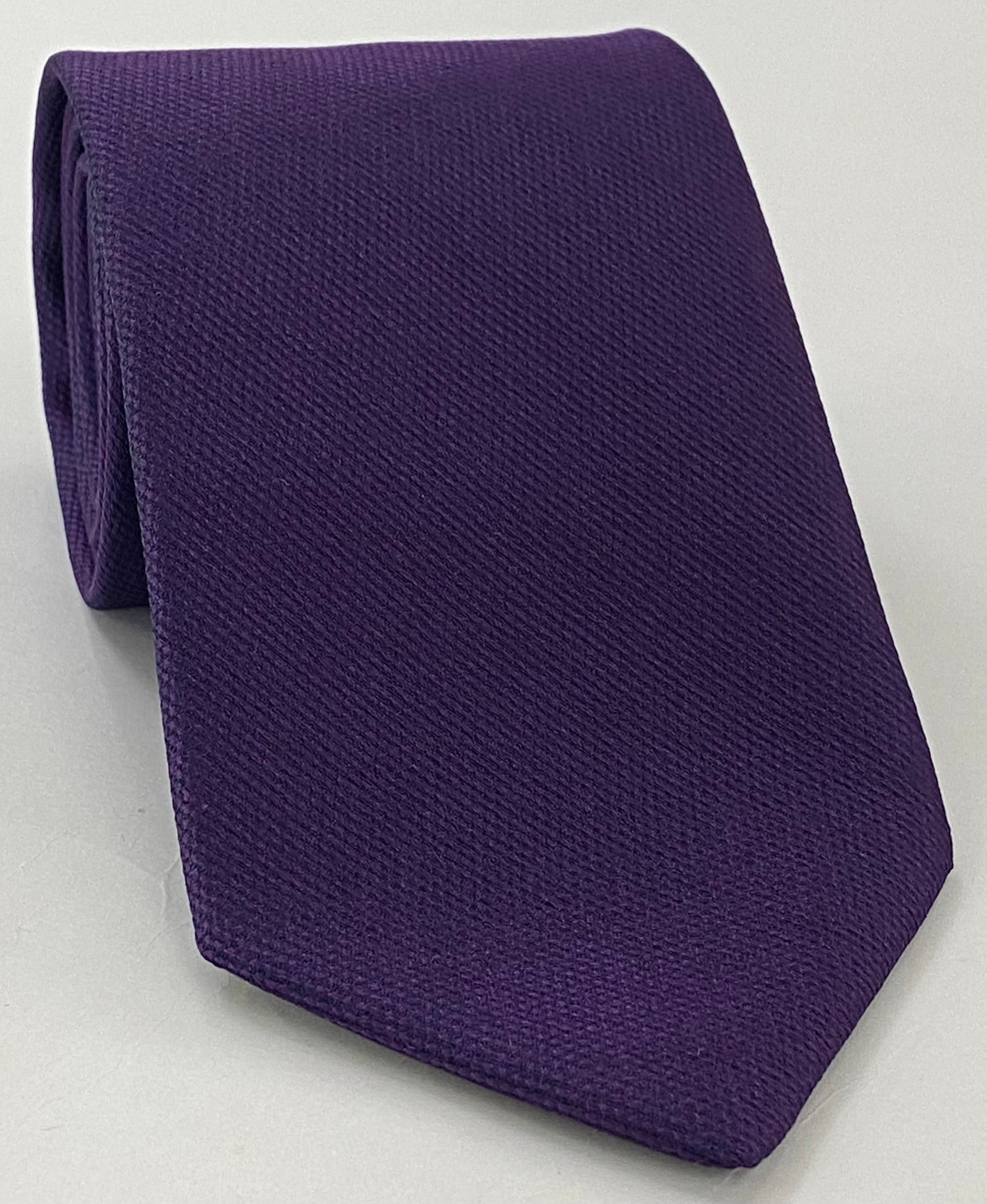 다크 퍼플 뽕나무결 실크 타이 MWT-1