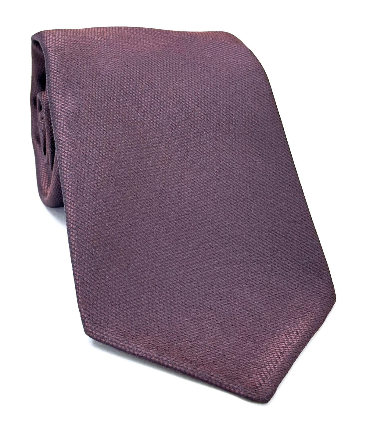 Burgundy Mulberrywood Weave Silk Tie MWT-13