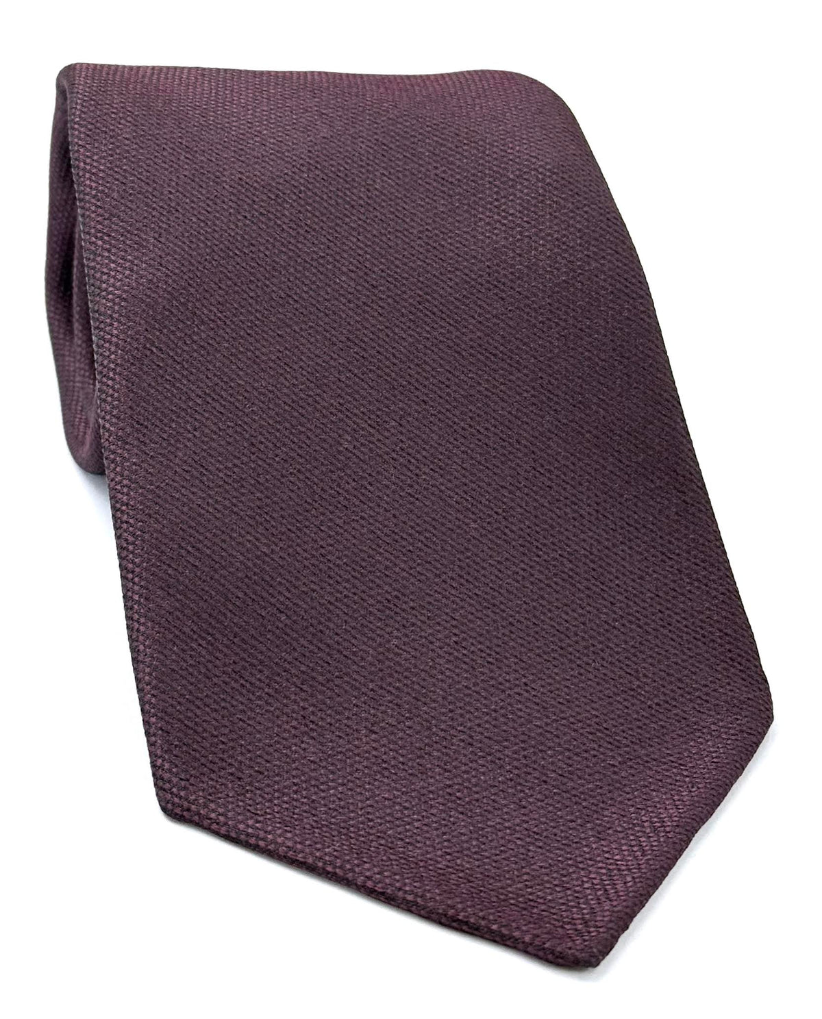 Dark Burgundy Mulberrywood Weave Silk Tie MWT-18