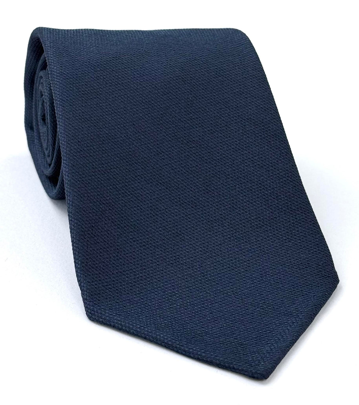 Midnight Blue Mulberrywood Weave Silk Tie MWT-4