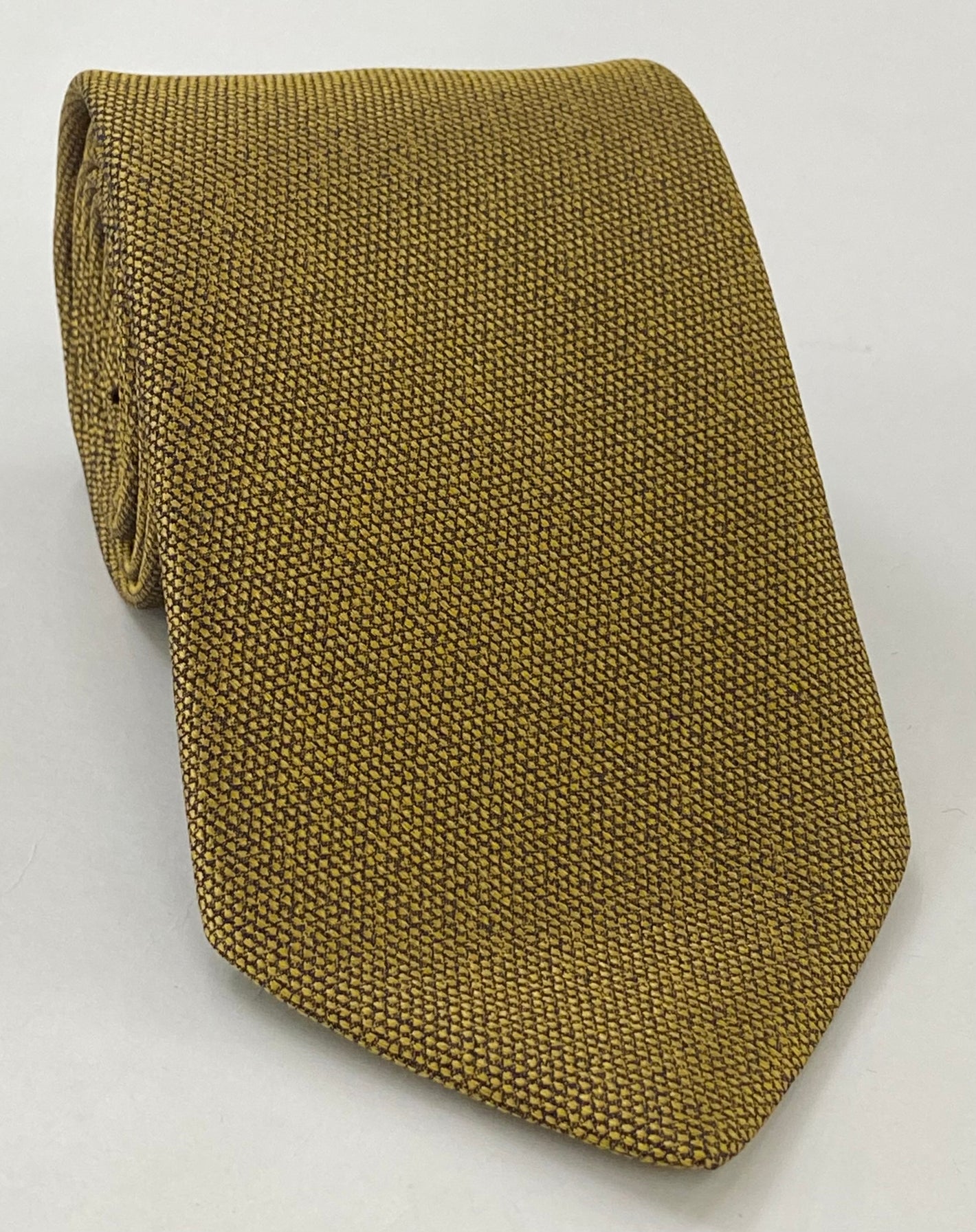 Gold Mulberrywood Weave Silk Tie MWT-16