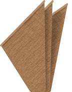 {[en]:Brown Organic Cotton Pocket Square