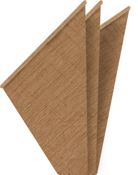 {[en]:Brown Organic Cotton Pocket Square