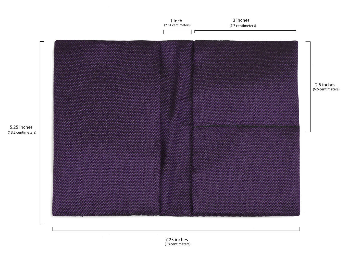 {[en]:Purple Oxford Silk Wallet