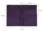 {[en]:Purple Oxford Silk Wallet