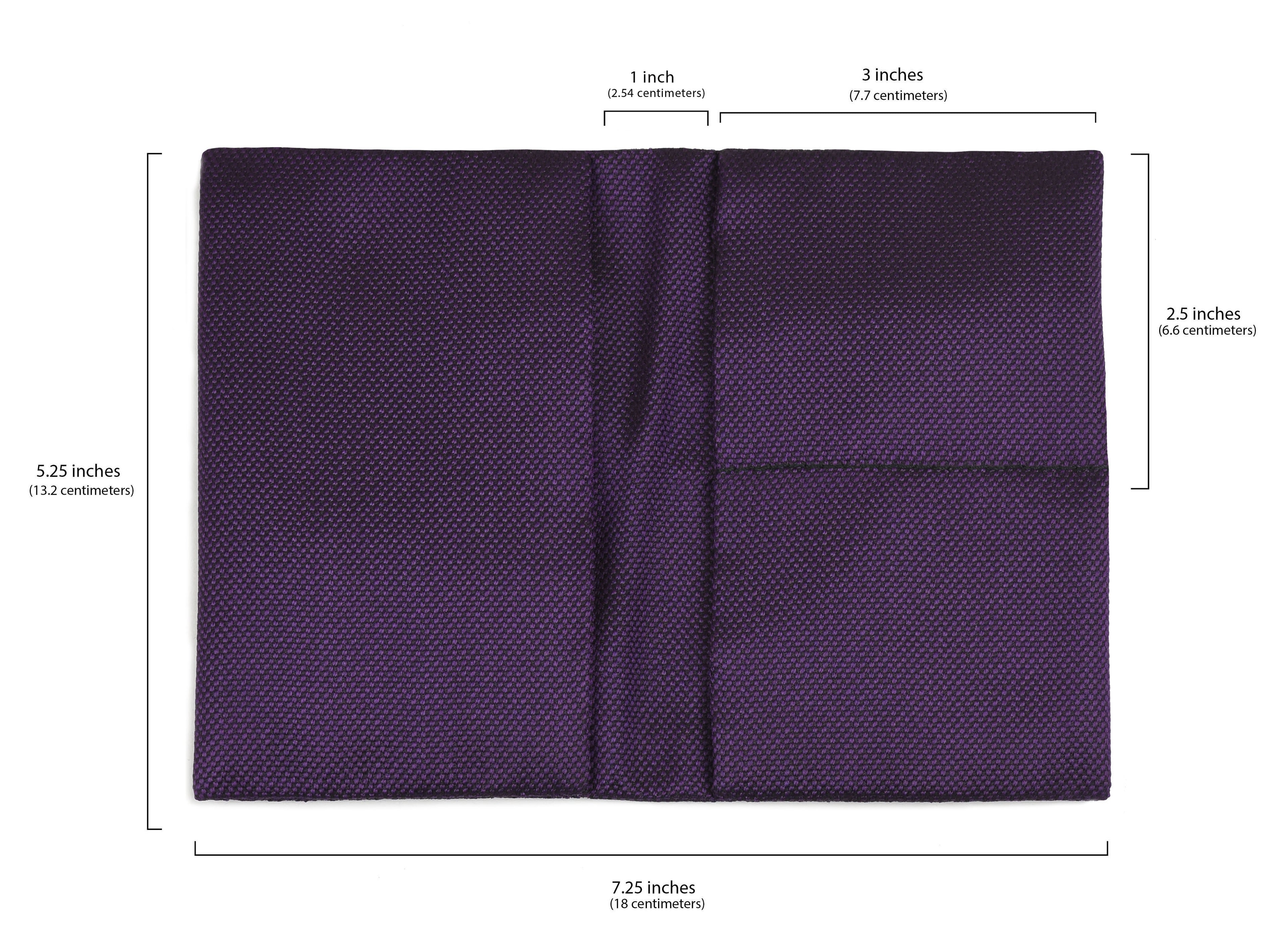 {[en]:Purple Oxford Silk Wallet